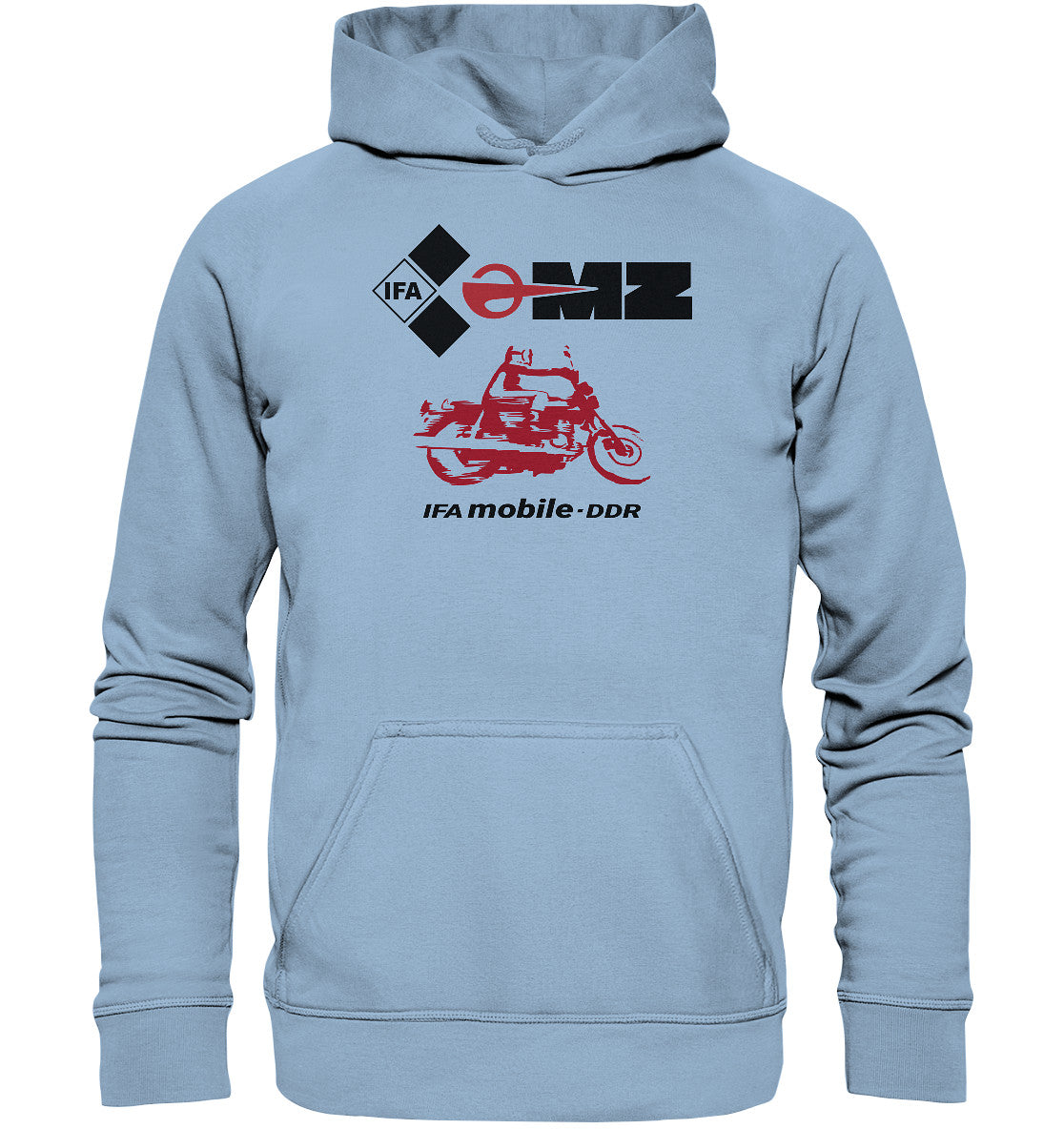 DDR Ostalgie Kapuze / Hoodie Unisex • MZ - IFA MOBILE DDR