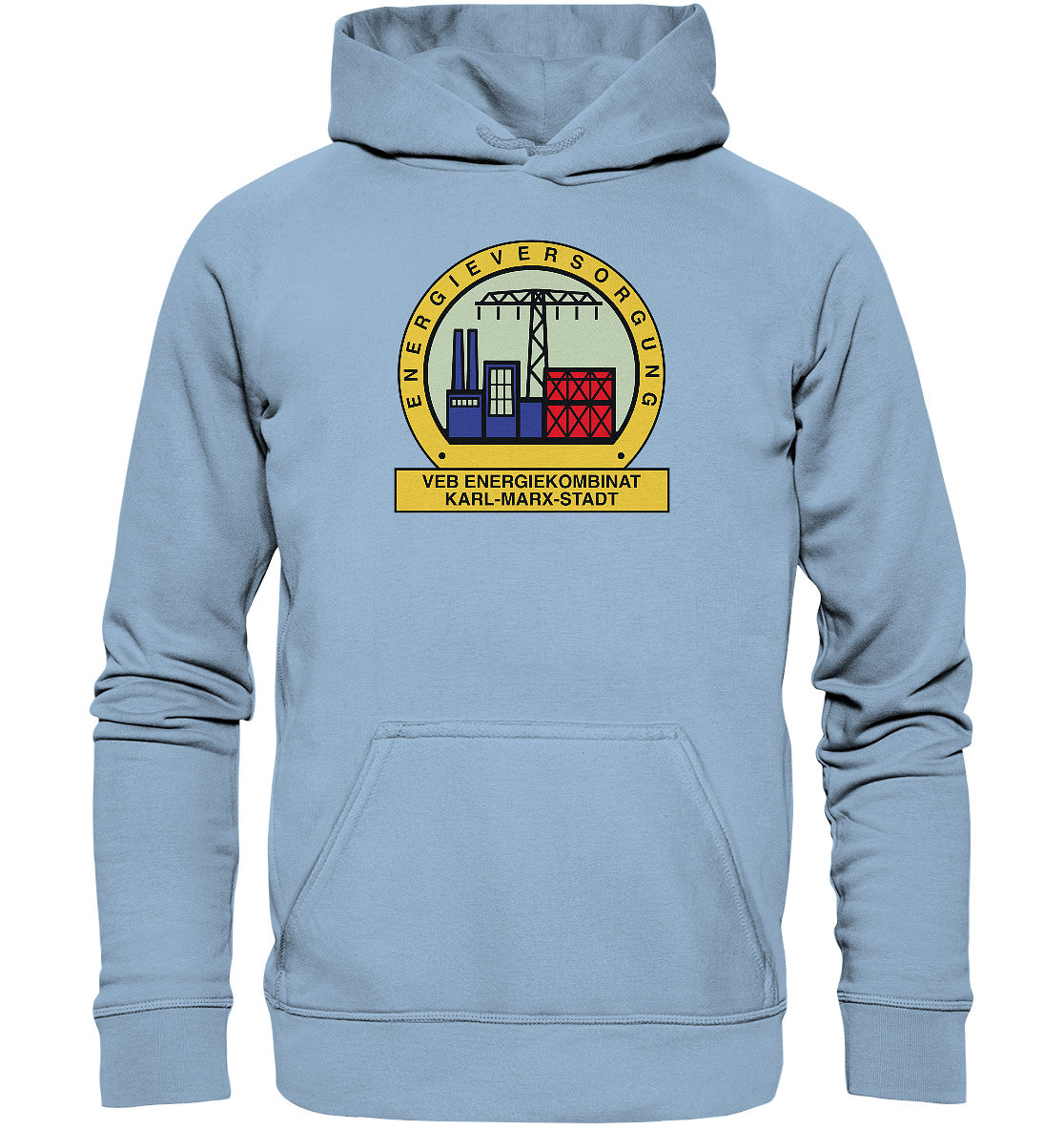 DDR Ostalgie Kapuze / Hoodie Unisex • VEB ENERGIEKOMBINAT KARL-MARX-STADT