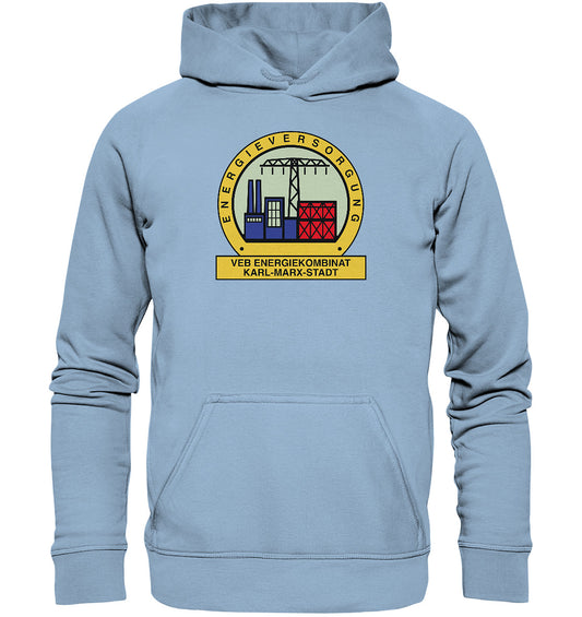 DDR Ostalgie Kapuze / Hoodie Unisex • VEB ENERGIEKOMBINAT KARL-MARX-STADT