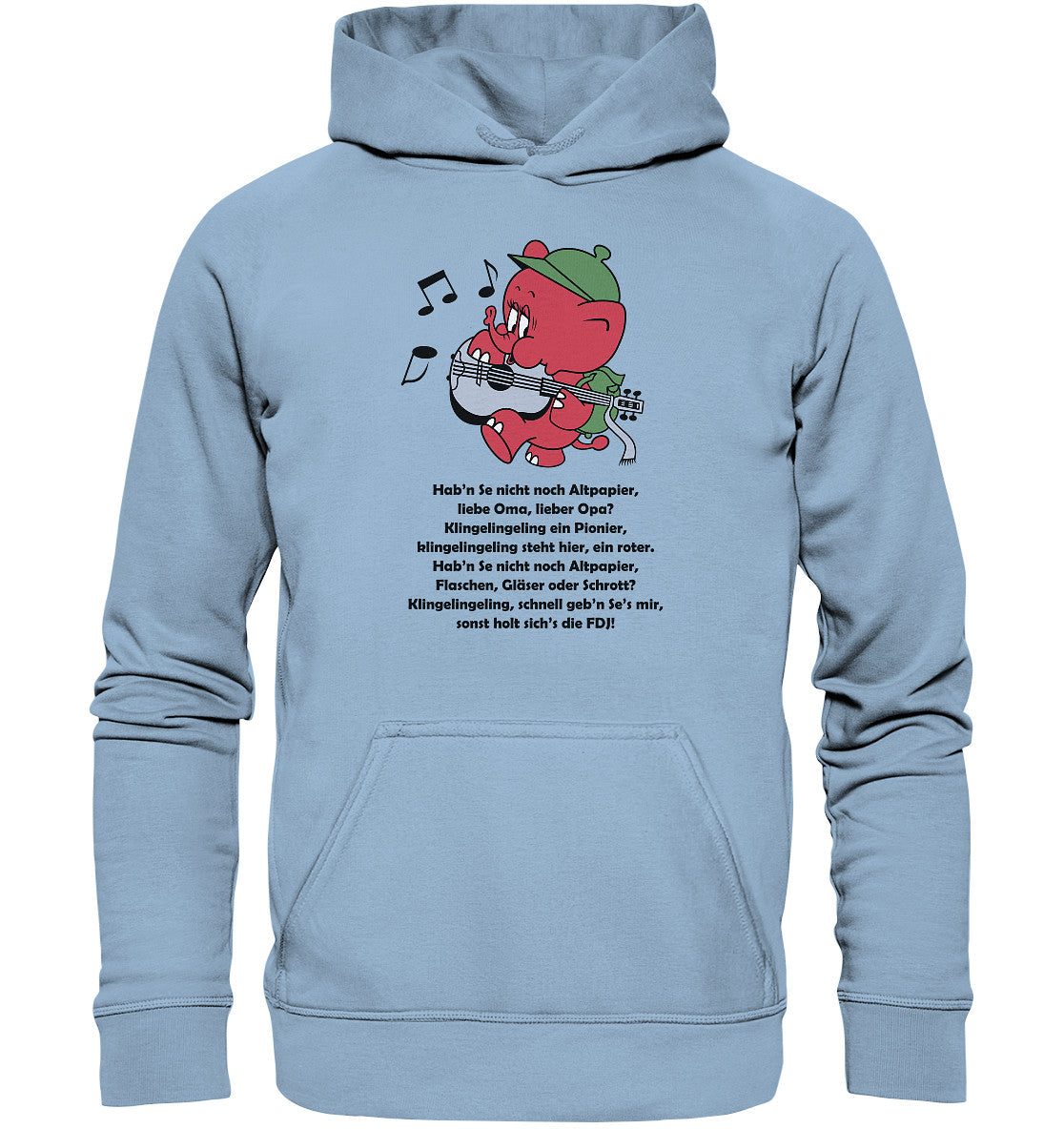 DDR Ostalgie Kapuze / Hoodie Unisex • SERO EMMY - HAB'N SE NICH NOCH ALTPAPIER