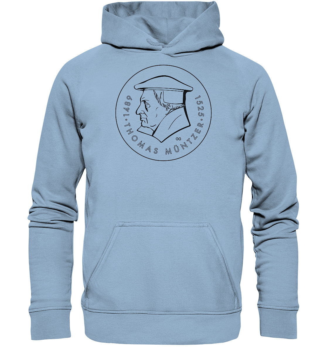 DDR Ostalgie Kapuze / Hoodie Unisex • THOMAS MÜNTZER - DDR MÜNZE