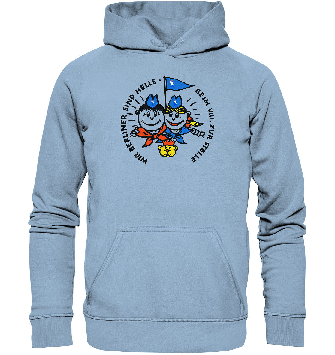 DDR Ostalgie Kapuze / Hoodie Unisex • 8. PIONIERTREFFEN BERLIN