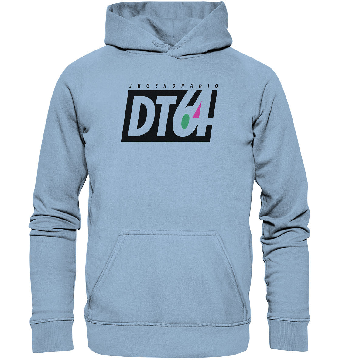 DDR Ostalgie Kapuze / Hoodie Unisex • DT64 JUGENDRADIO - HELL
