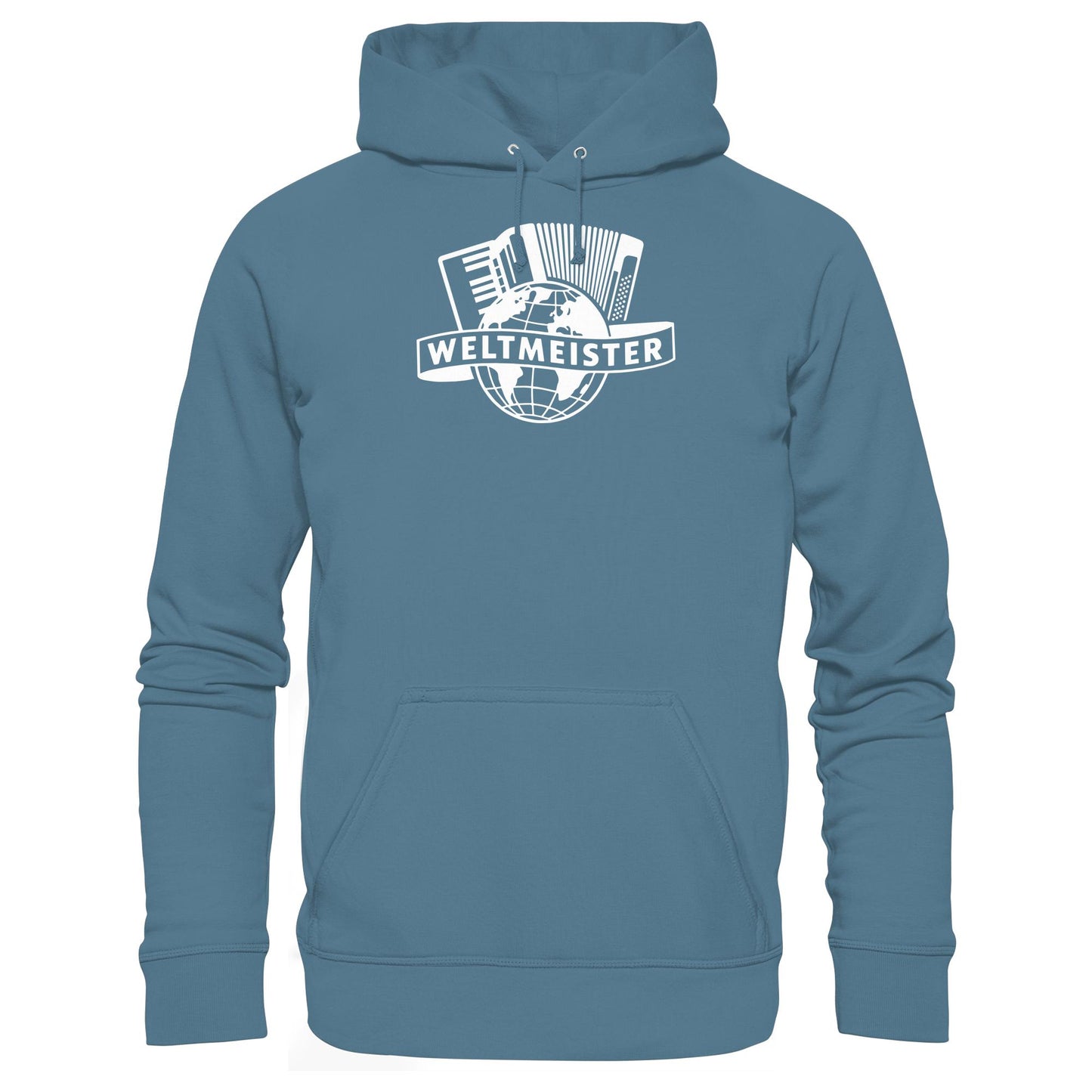 DDR Ostalgie Kapuze / Hoodie Unisex • WELTMEISTER AKKORDEON KLINGENTHAL