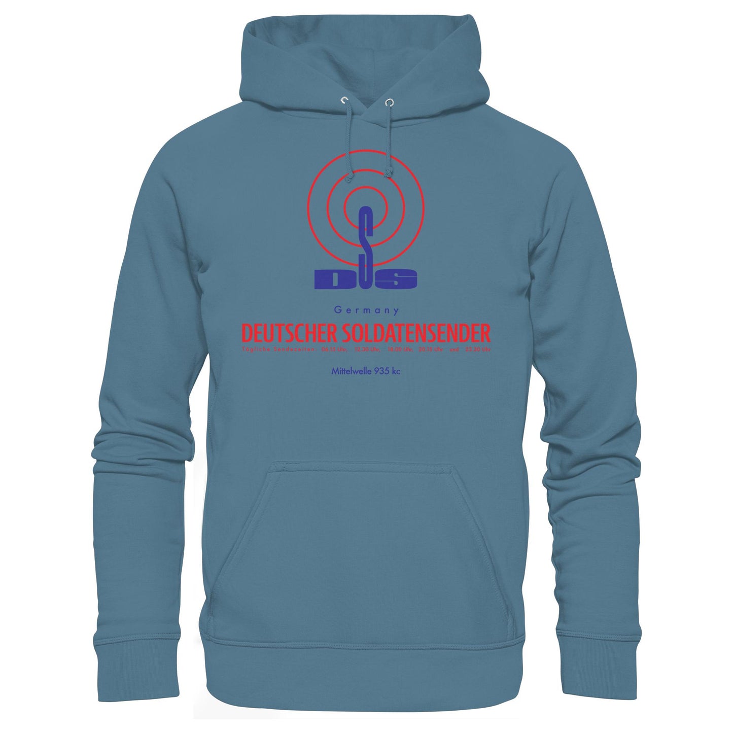 DDR Ostalgie Kapuze / Hoodie Unisex • DEUTSCHER SOLDATENSENDER BERLIN