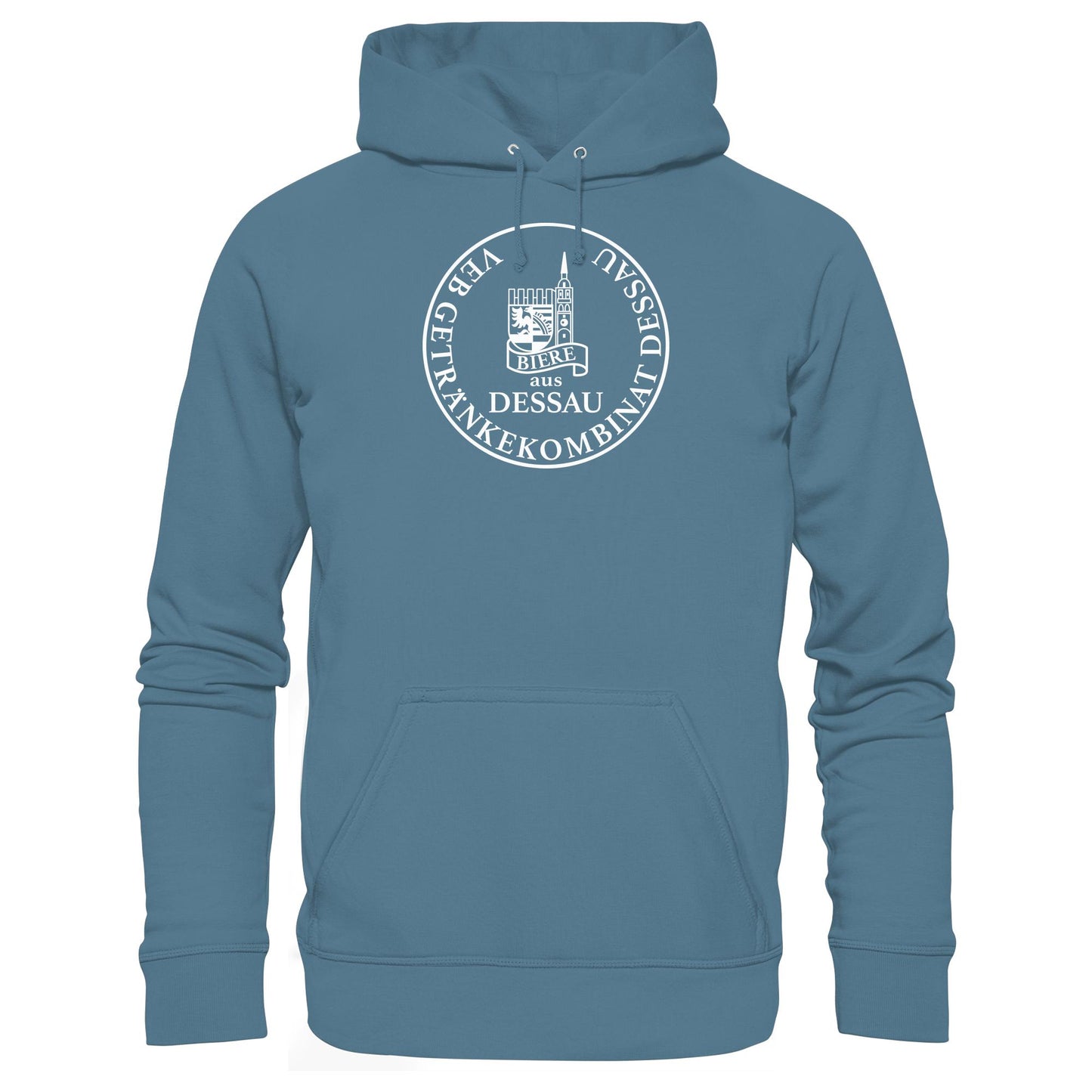DDR Ostalgie Kapuze / Hoodie Unisex • VEB GETRÄNKEKOMBINAT DESSAU BIERE