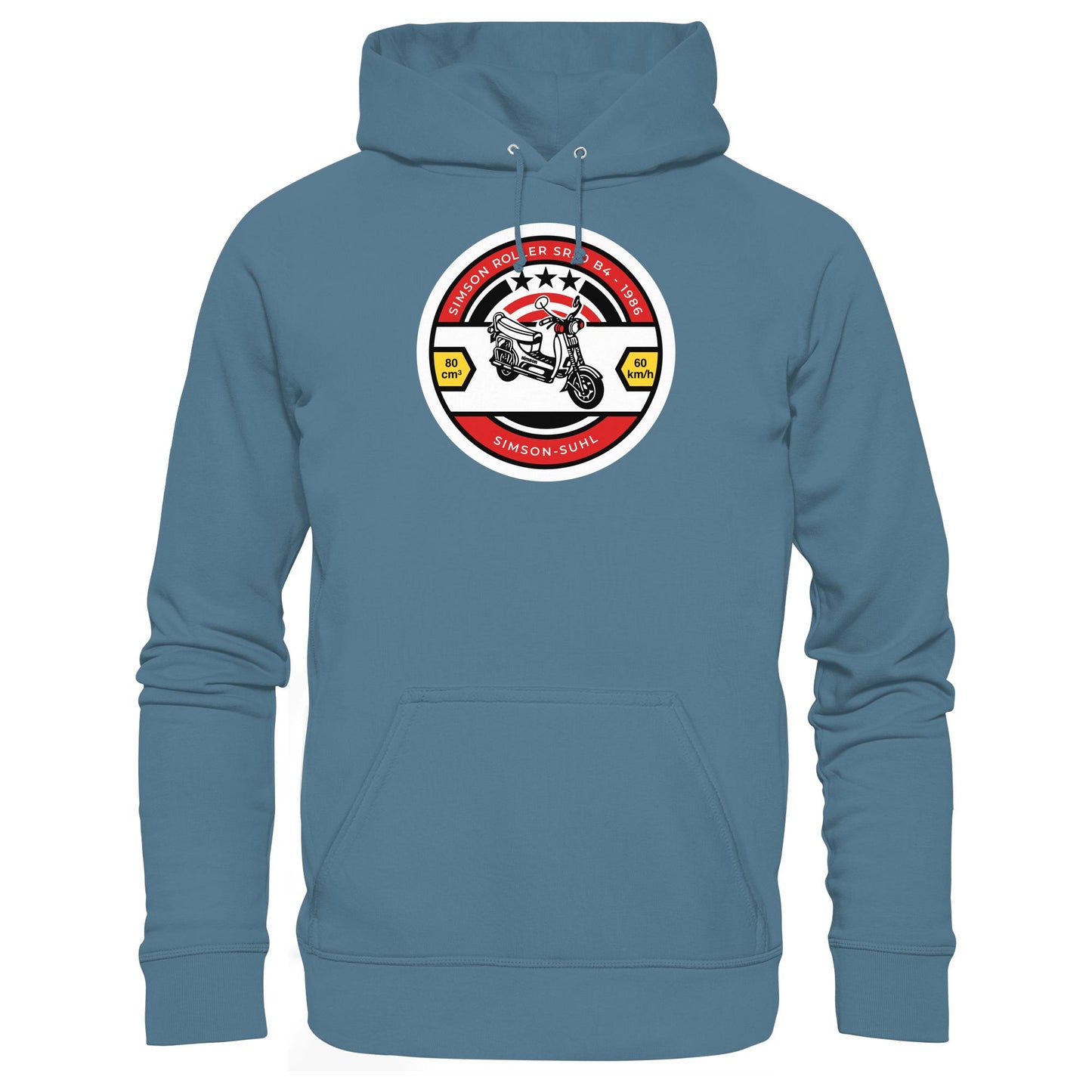 DDR Ostalgie Kapuze / Hoodie Unisex • SIMSON SR50 - ORIGINAL BIERDECKEL