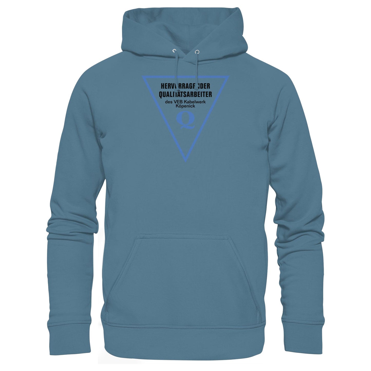 DDR Ostalgie Kapuze / Hoodie Unisex • HERVORRAGENDER QUALITÄTSARBEITER DES VEB KABELWERK KÖPENICK