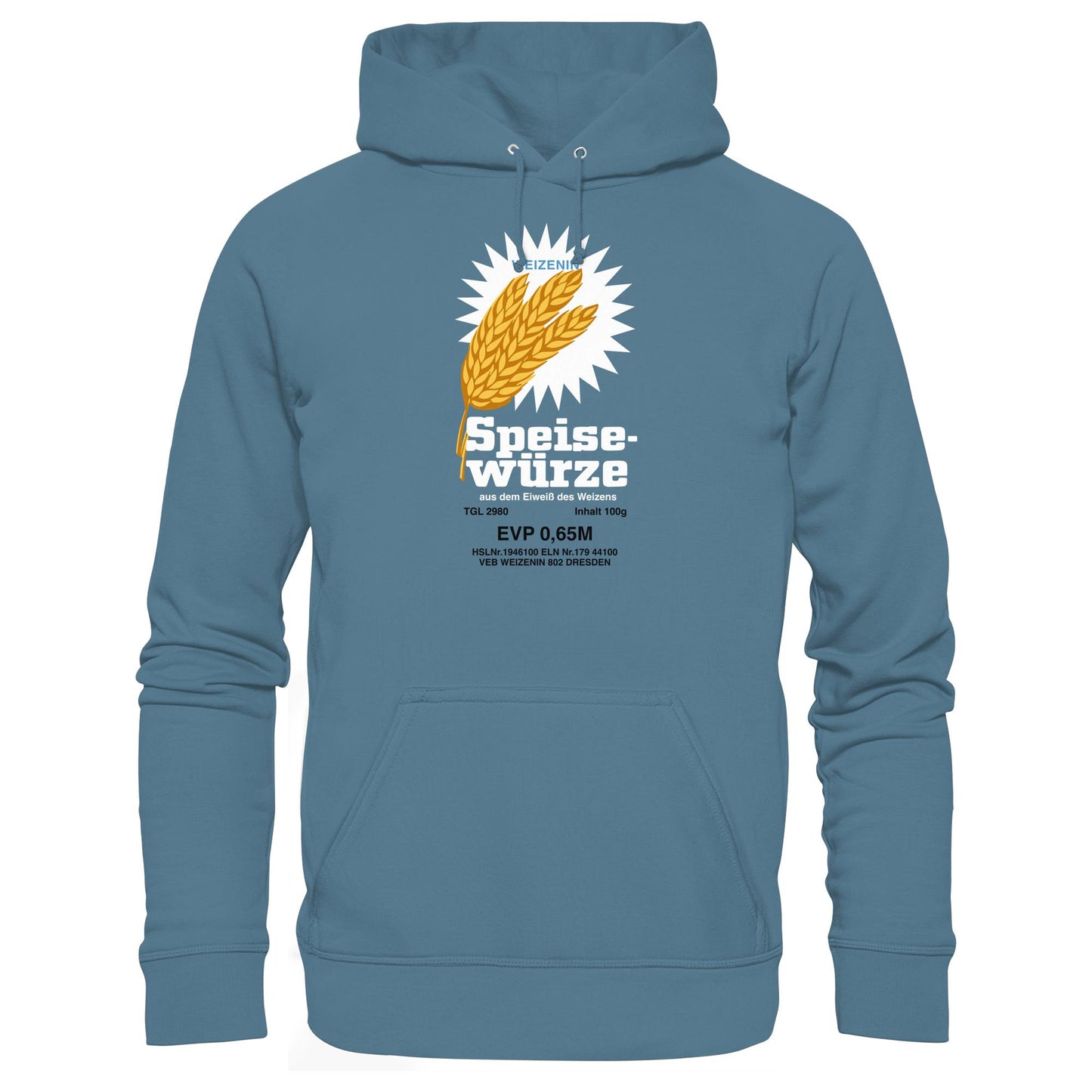 DDR Ostalgie Kapuze / Hoodie Unisex • WEIZENIN SPEISEWÜRZE