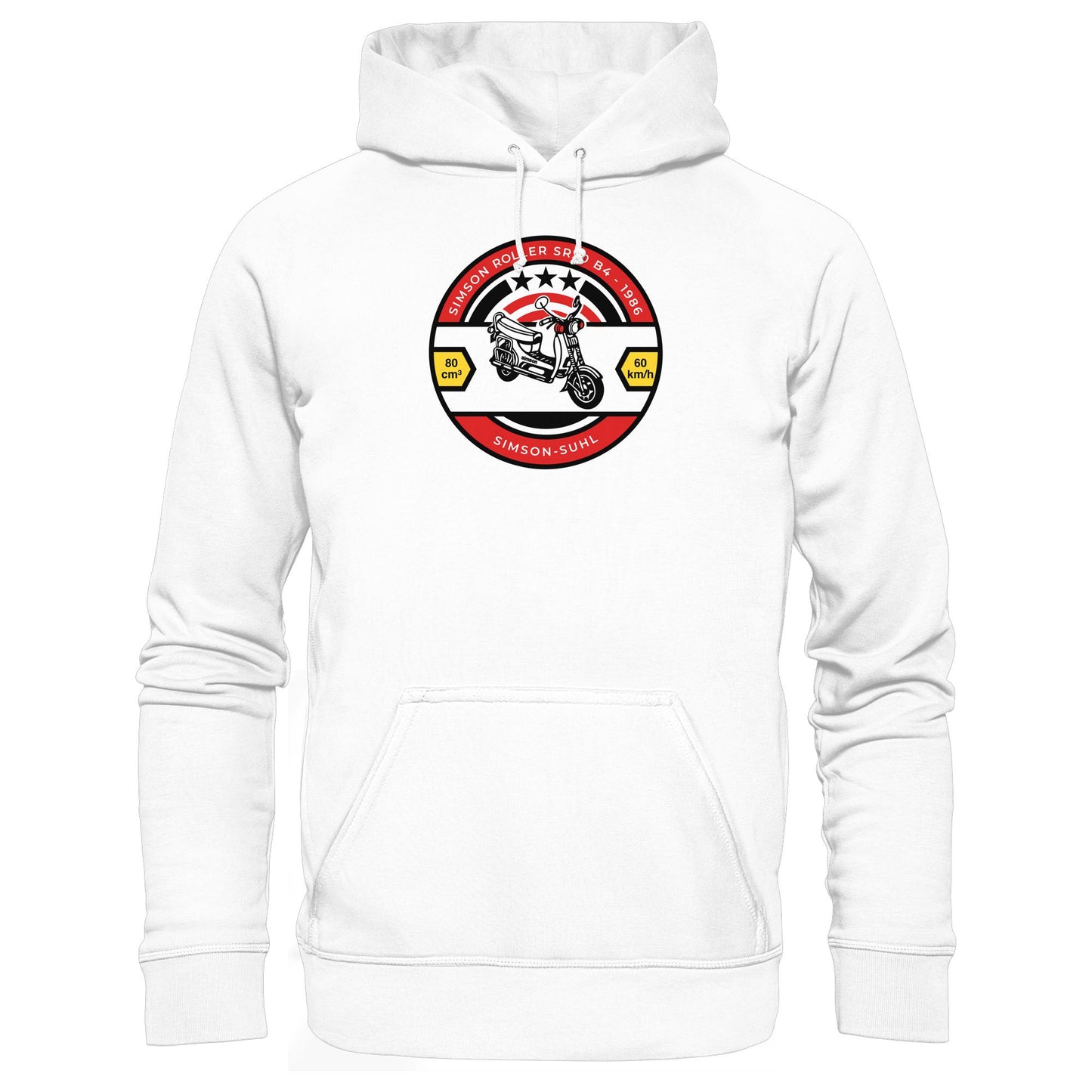 DDR Ostalgie Kapuze / Hoodie Unisex • SIMSON SR50 - ORIGINAL BIERDECKEL