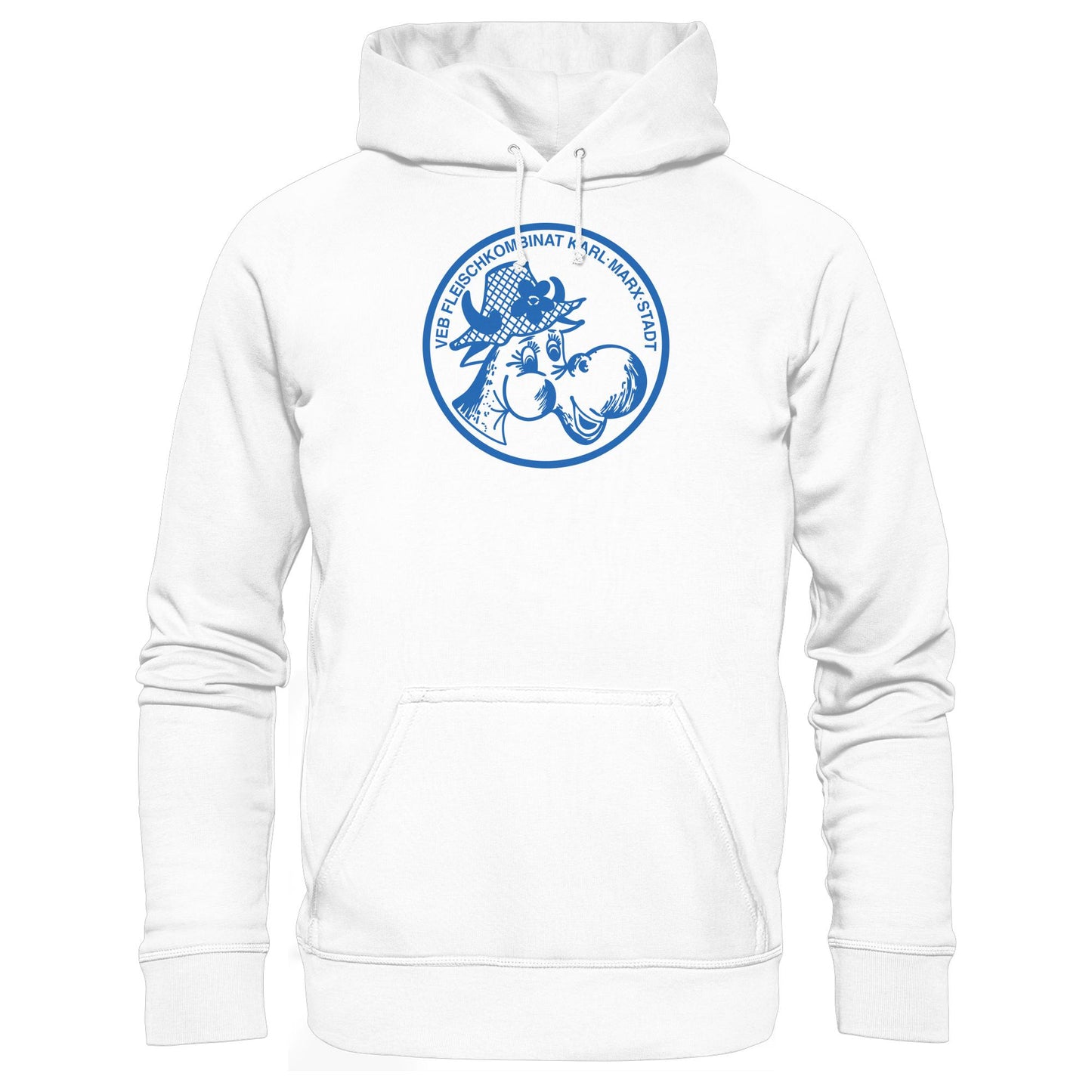 DDR Ostalgie Kapuze / Hoodie Unisex • VEB FLEISCHKOMBINAT KARL-MARX-STADT