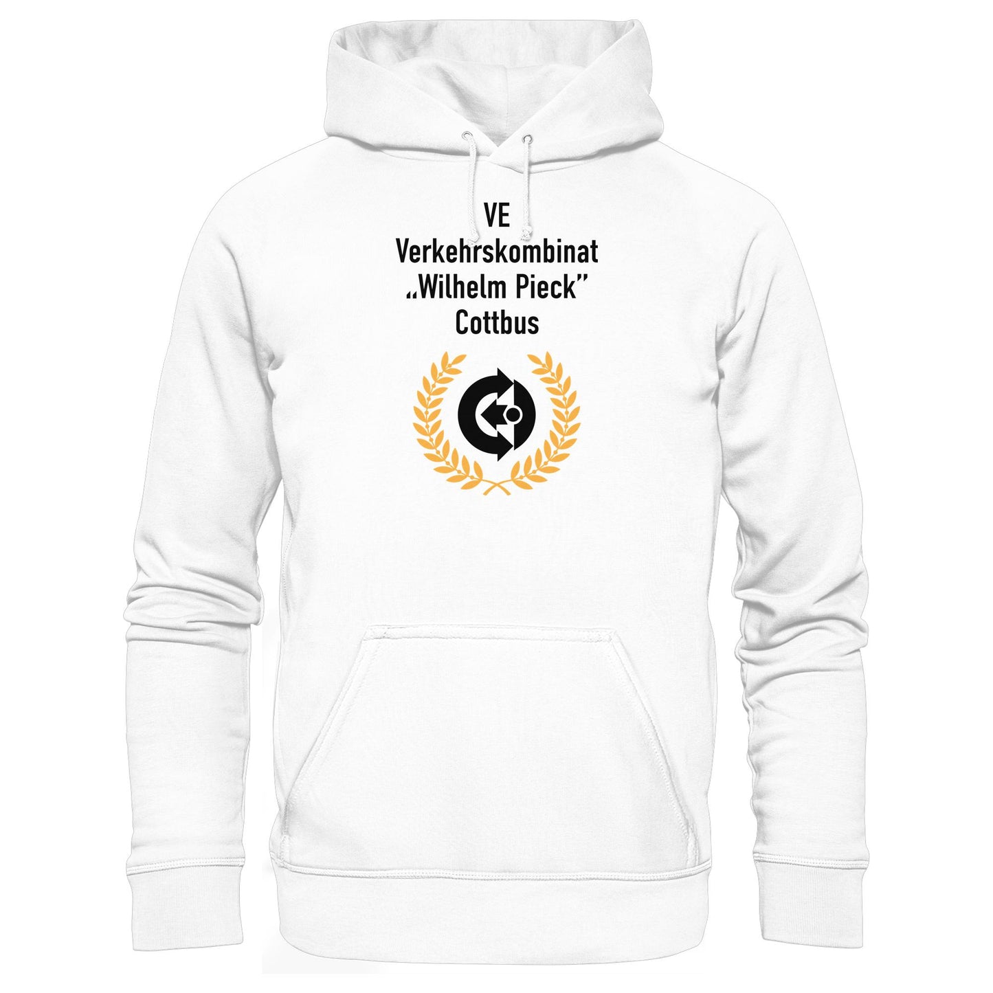 DDR Ostalgie Kapuze / Hoodie Unisex • VE VERKEHRSKOMBINAT WILHELM PIECK COTTBUS