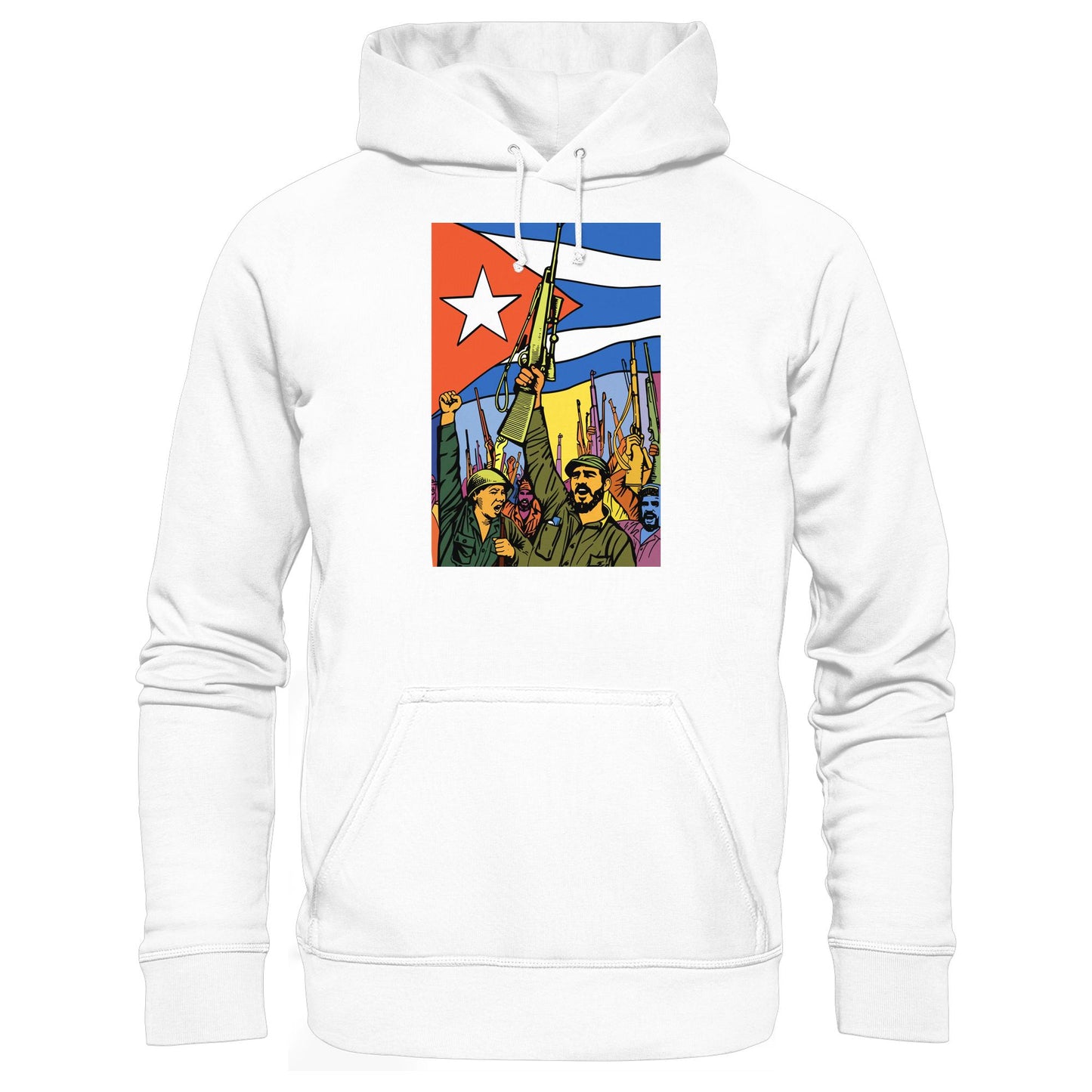 DDR Ostalgie Kapuze / Hoodie Unisex • KUBANISCHE REVOLUTION (ORIGINAL POSTER)
