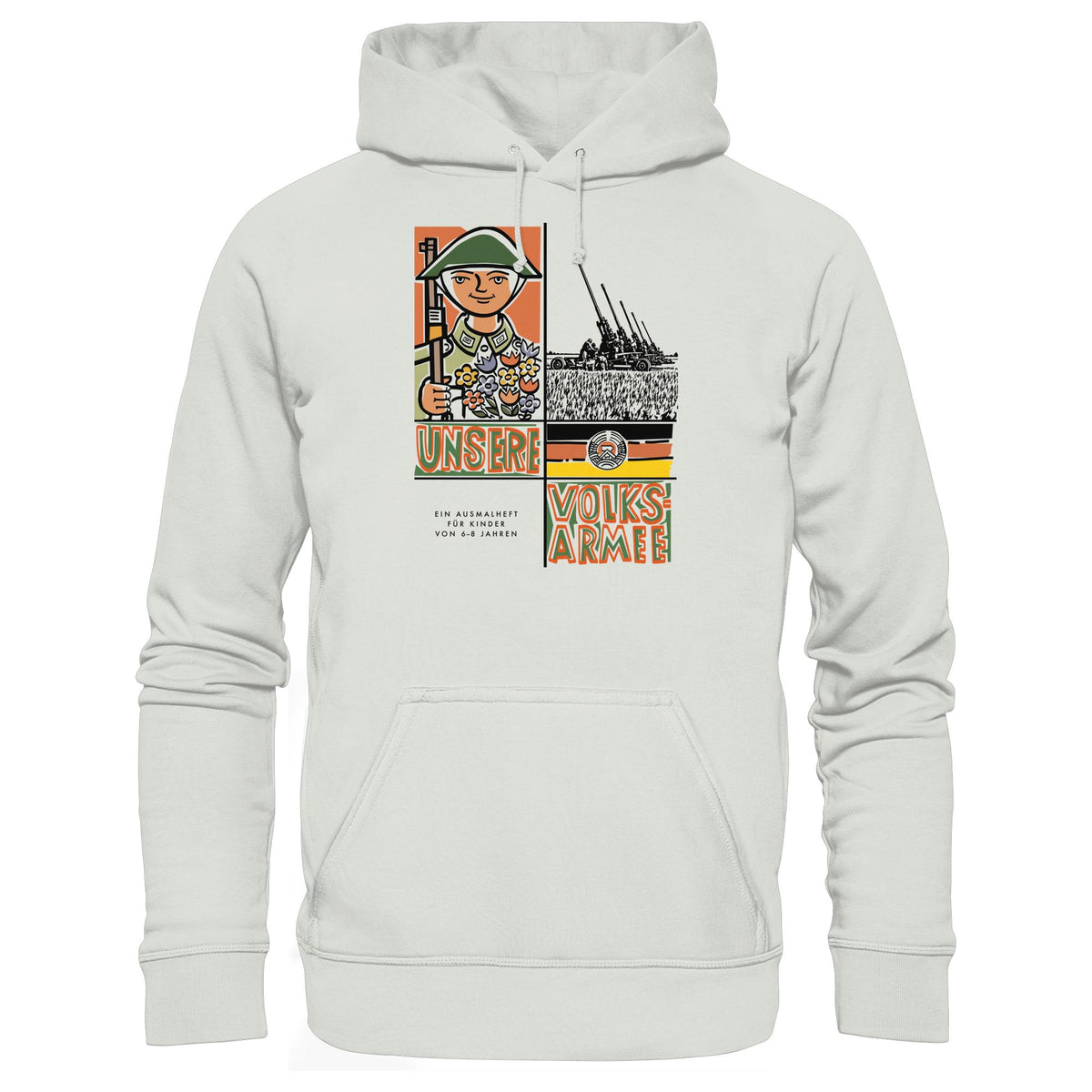 NVA - UNSERE VOLKSARMEE (AUSMALHEFT) | DDR Ostalgie Kapuze / Hoodie Unisex