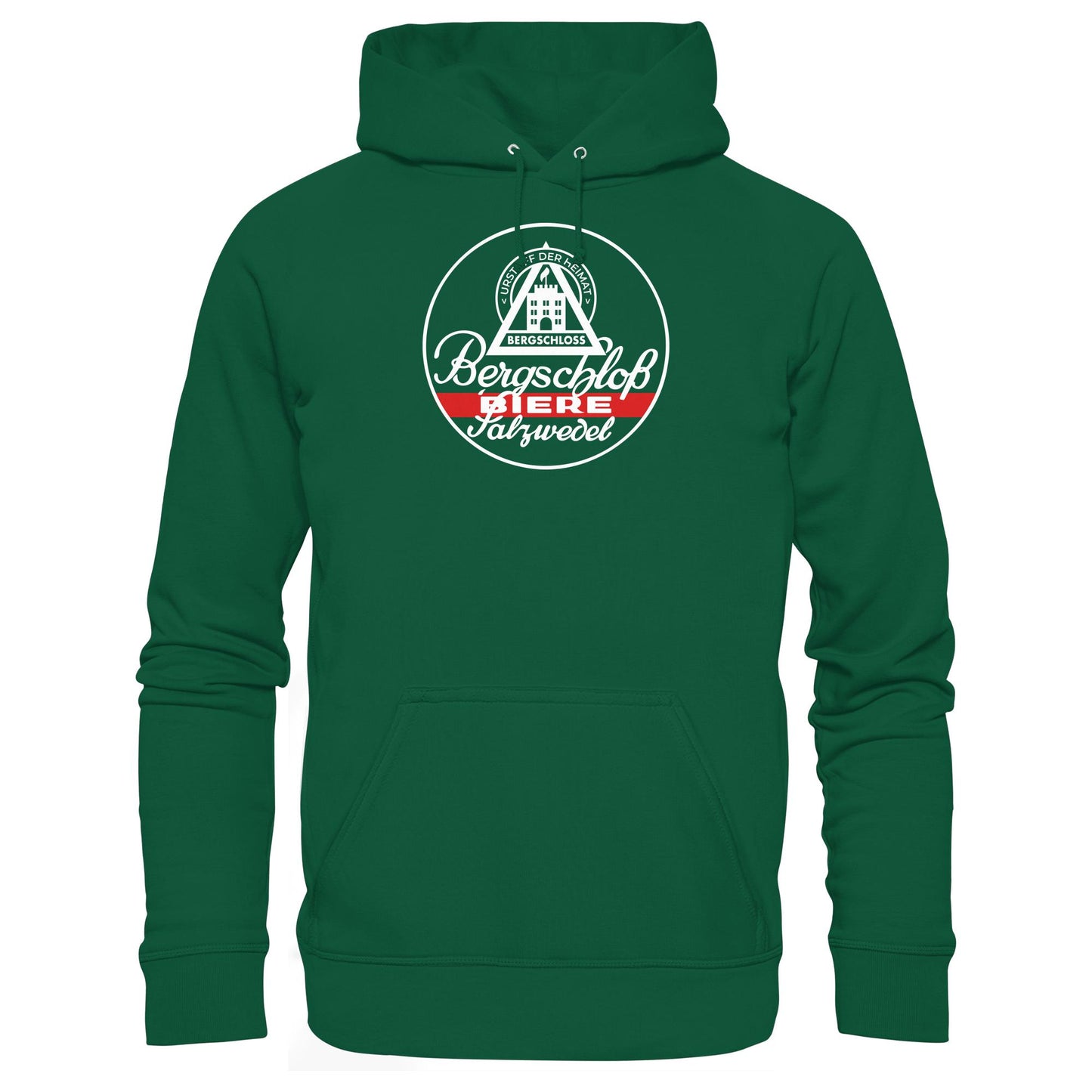 DDR Ostalgie Kapuze / Hoodie Unisex • BERGSCHLOSS BIERE SALZWEDEL