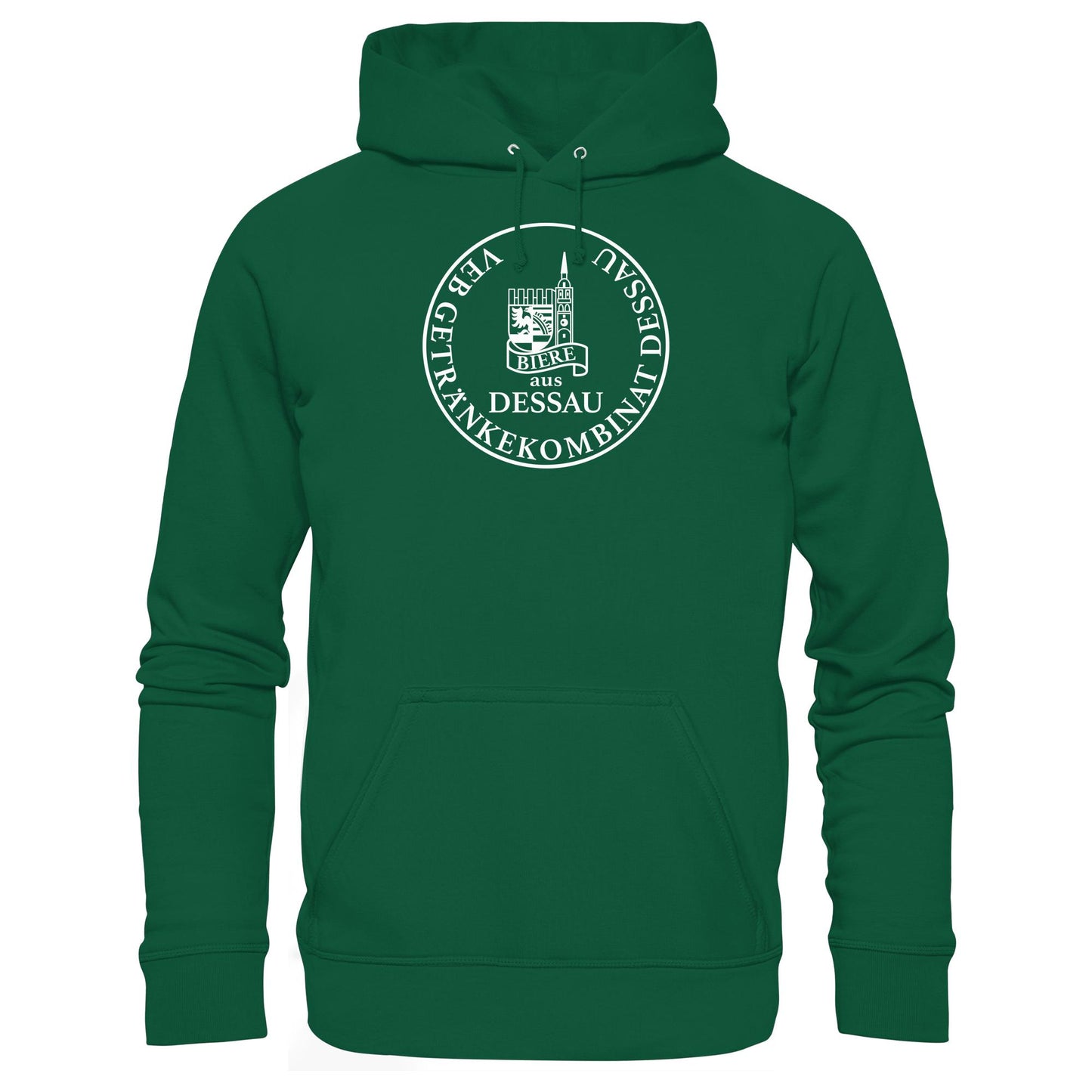 DDR Ostalgie Kapuze / Hoodie Unisex • VEB GETRÄNKEKOMBINAT DESSAU BIERE
