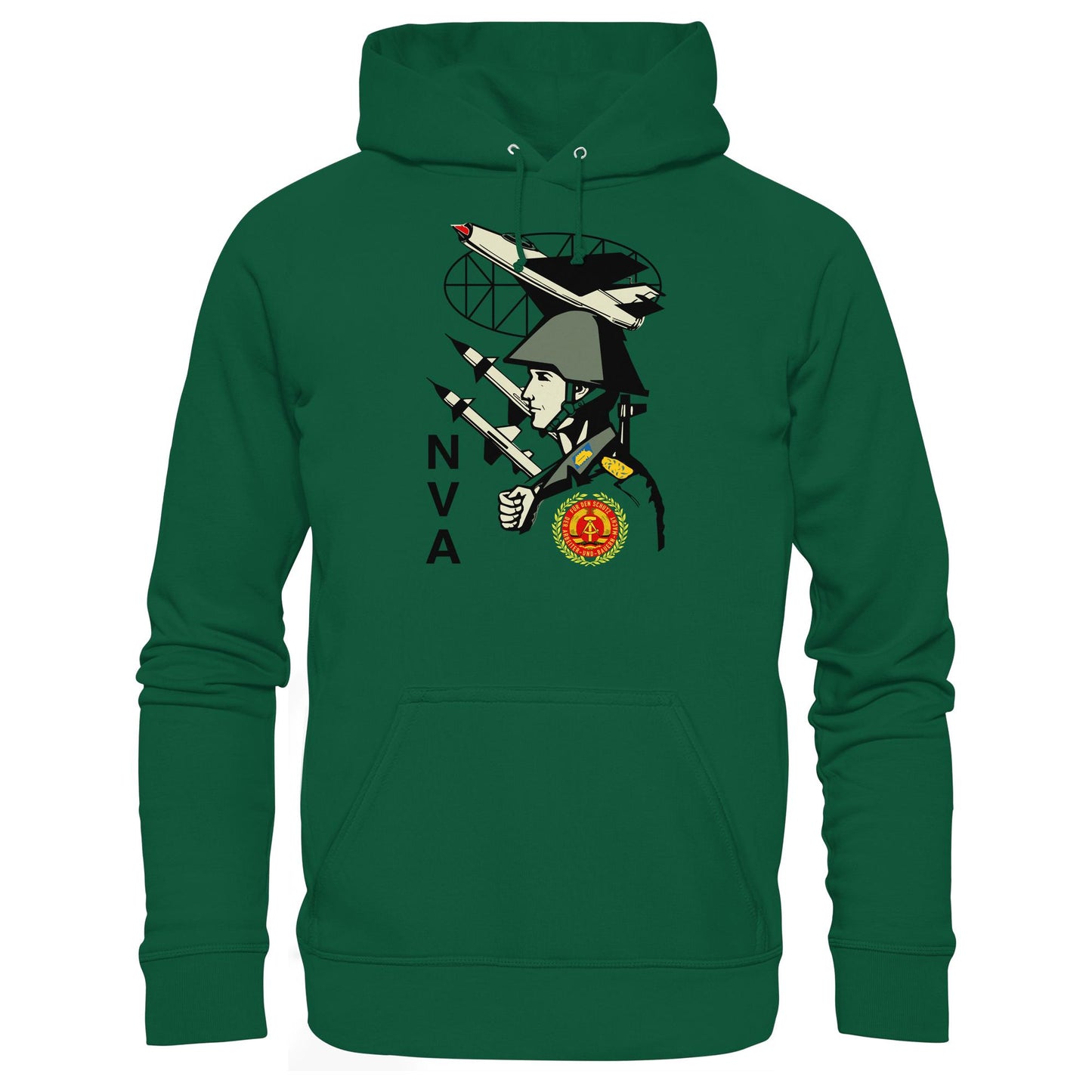 DDR Ostalgie Kapuze / Hoodie Unisex • NVA - WERBEPLAKAT (ORIGINAL)