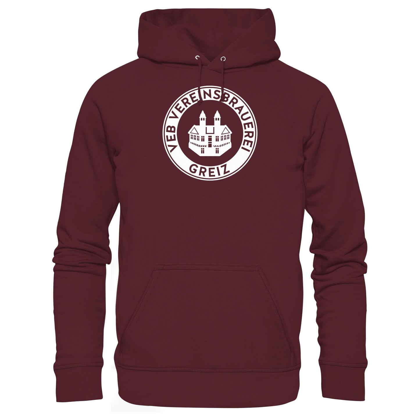 DDR Ostalgie Kapuze / Hoodie Unisex • VEB VEREINSBRAUEREI GREIZ