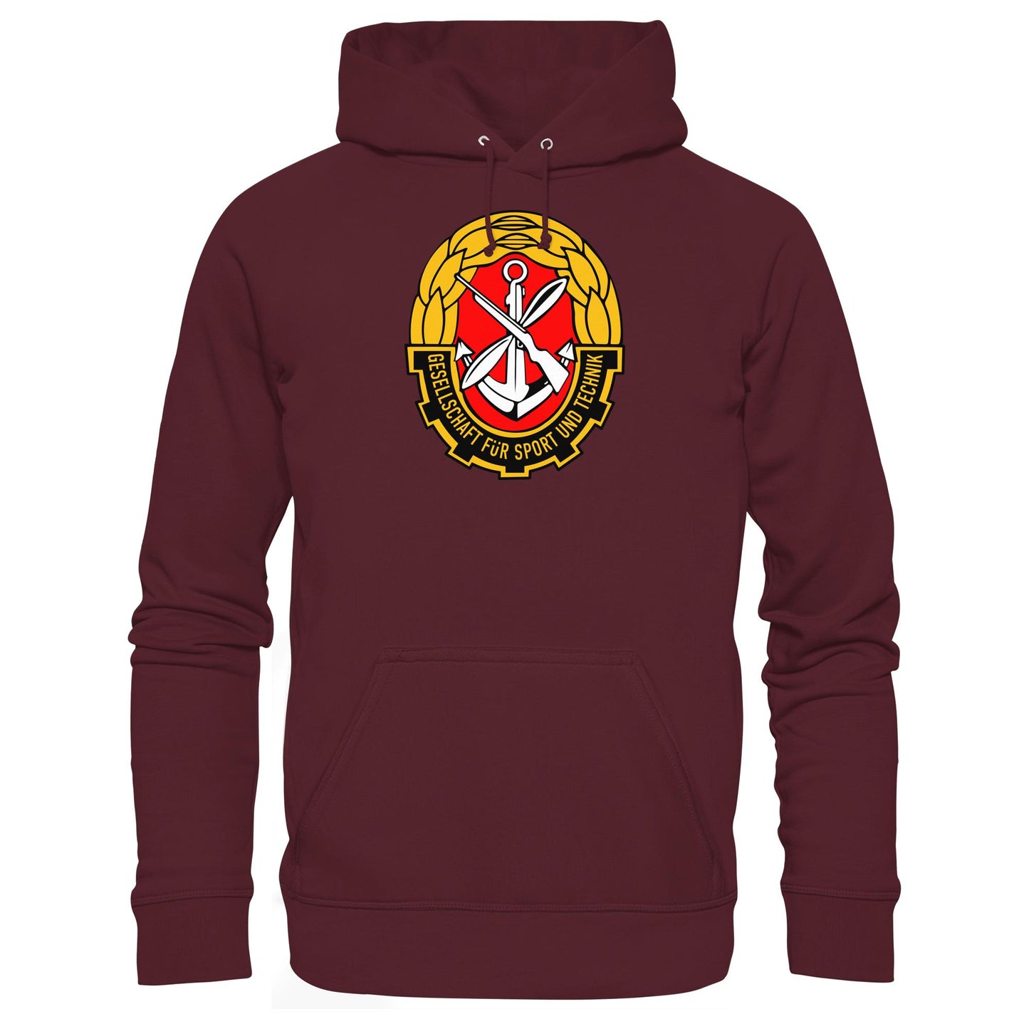 DDR Ostalgie Kapuze / Hoodie Unisex • GST - GESELLSCHAFT FÜR SPORT UND TECHNIK