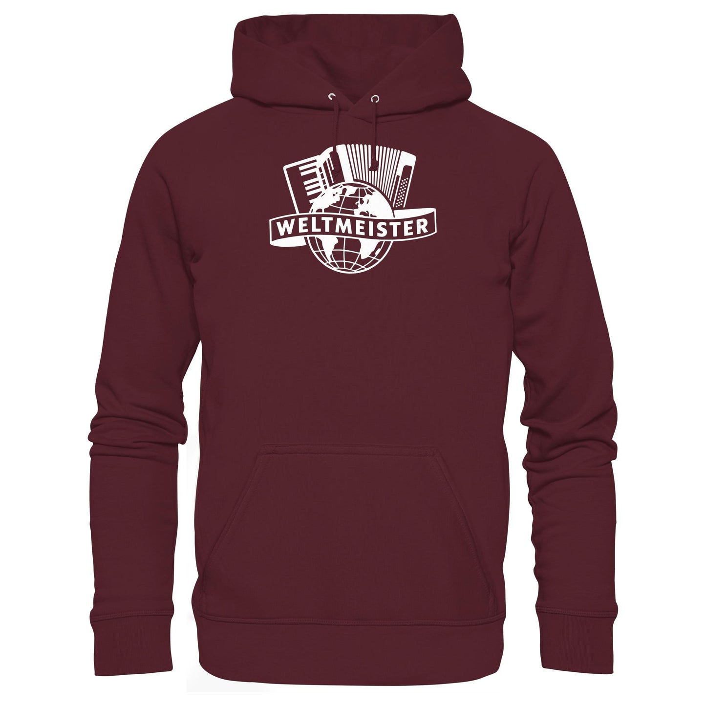 DDR Ostalgie Kapuze / Hoodie Unisex • WELTMEISTER AKKORDEON KLINGENTHAL