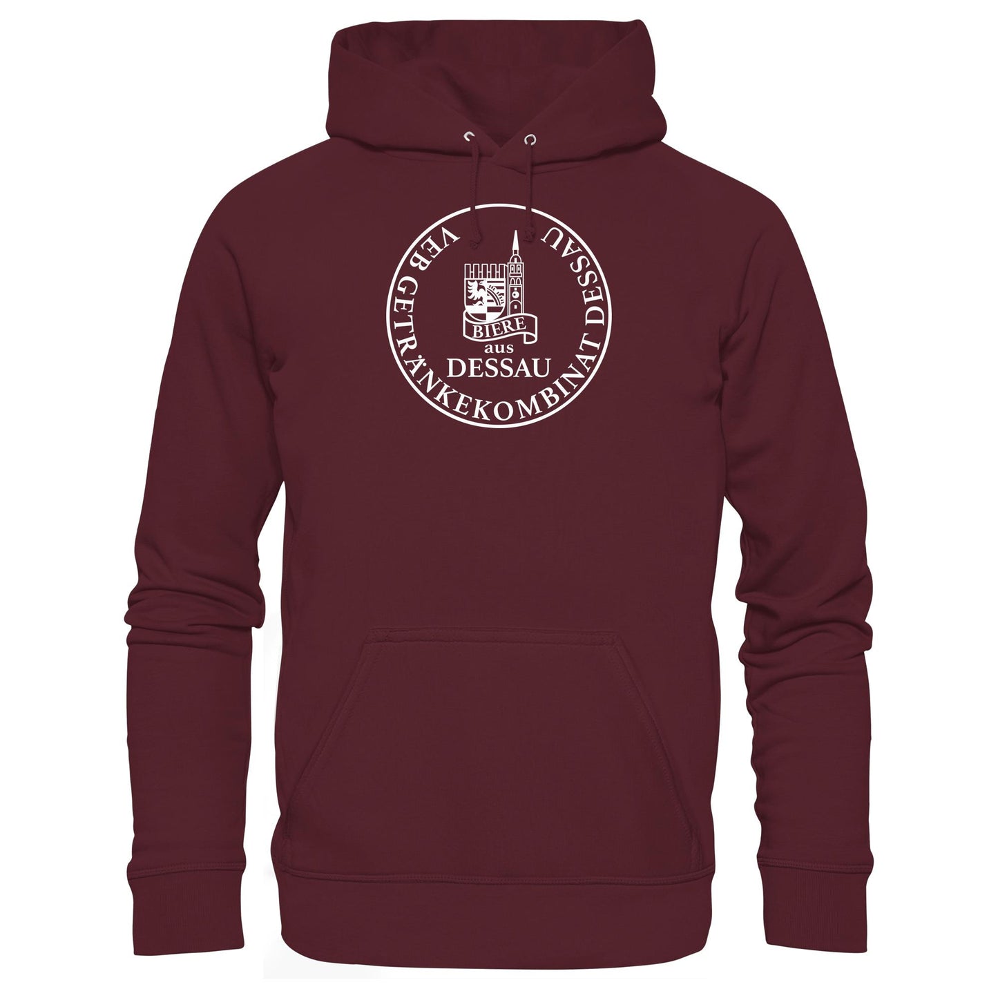 DDR Ostalgie Kapuze / Hoodie Unisex • VEB GETRÄNKEKOMBINAT DESSAU BIERE