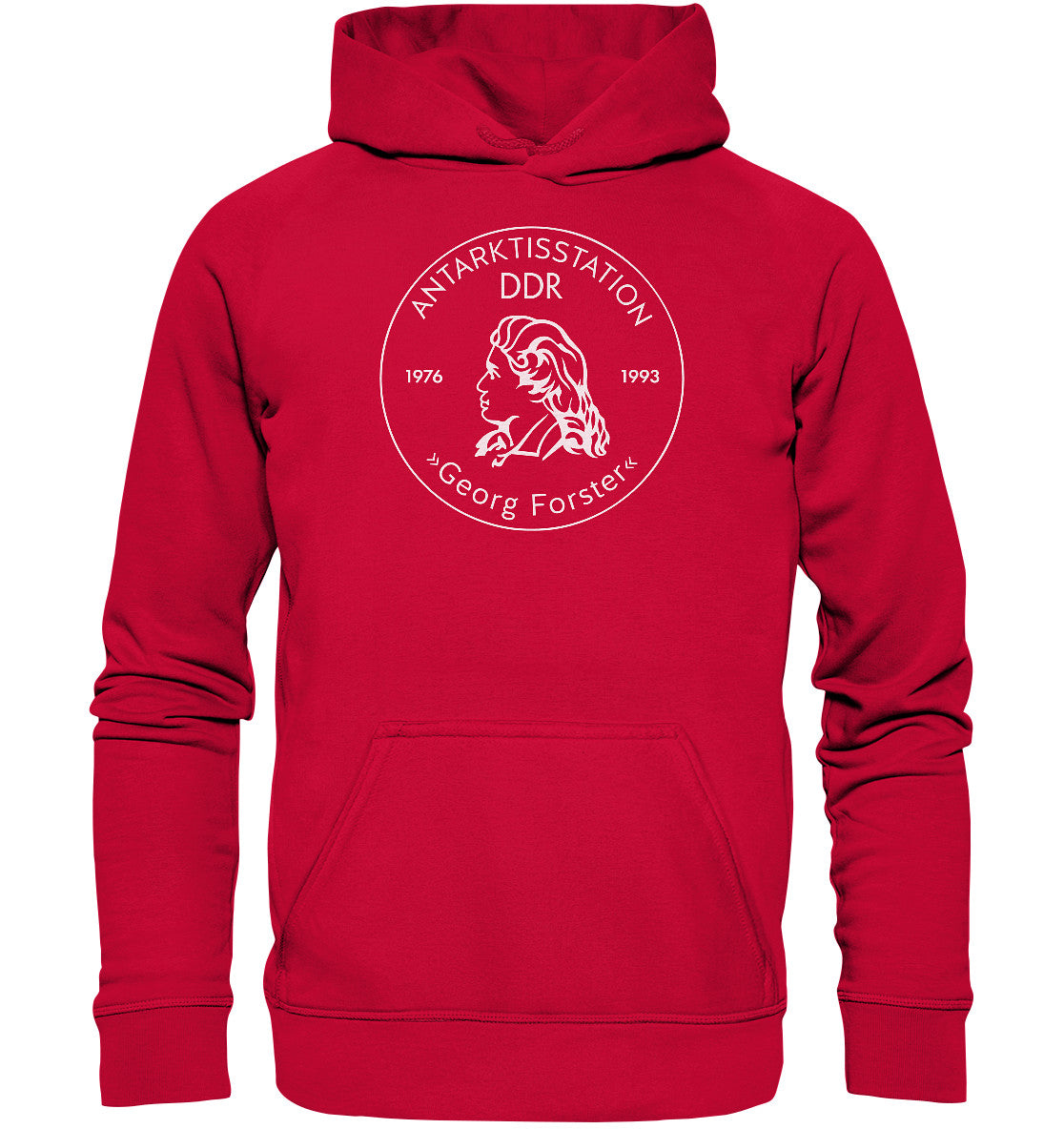 DDR Ostalgie Kapuze / Hoodie Unisexx • ANTARKTISFORSCHUNG DER DDR - GEORG FORSTER