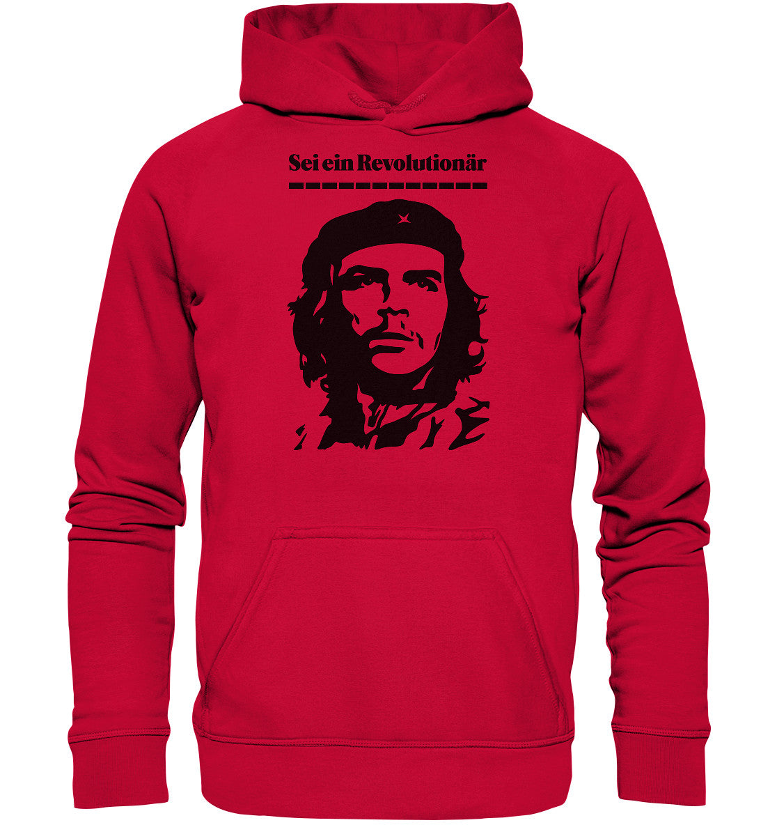 DDR Ostalgie Kapuze / Hoodie Unisex • SEI EIN REVOLUTIONÄR - CHE GUEVARA (DDR ORIGINAL-PLAKAT)