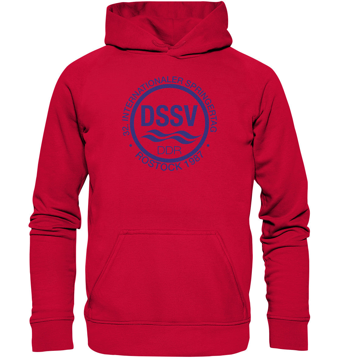 DDR Ostalgie Kapuze / Hoodie Unisex • INTERNATIONALER SPRINGERTAG - ROSTOCK 1987 - hell