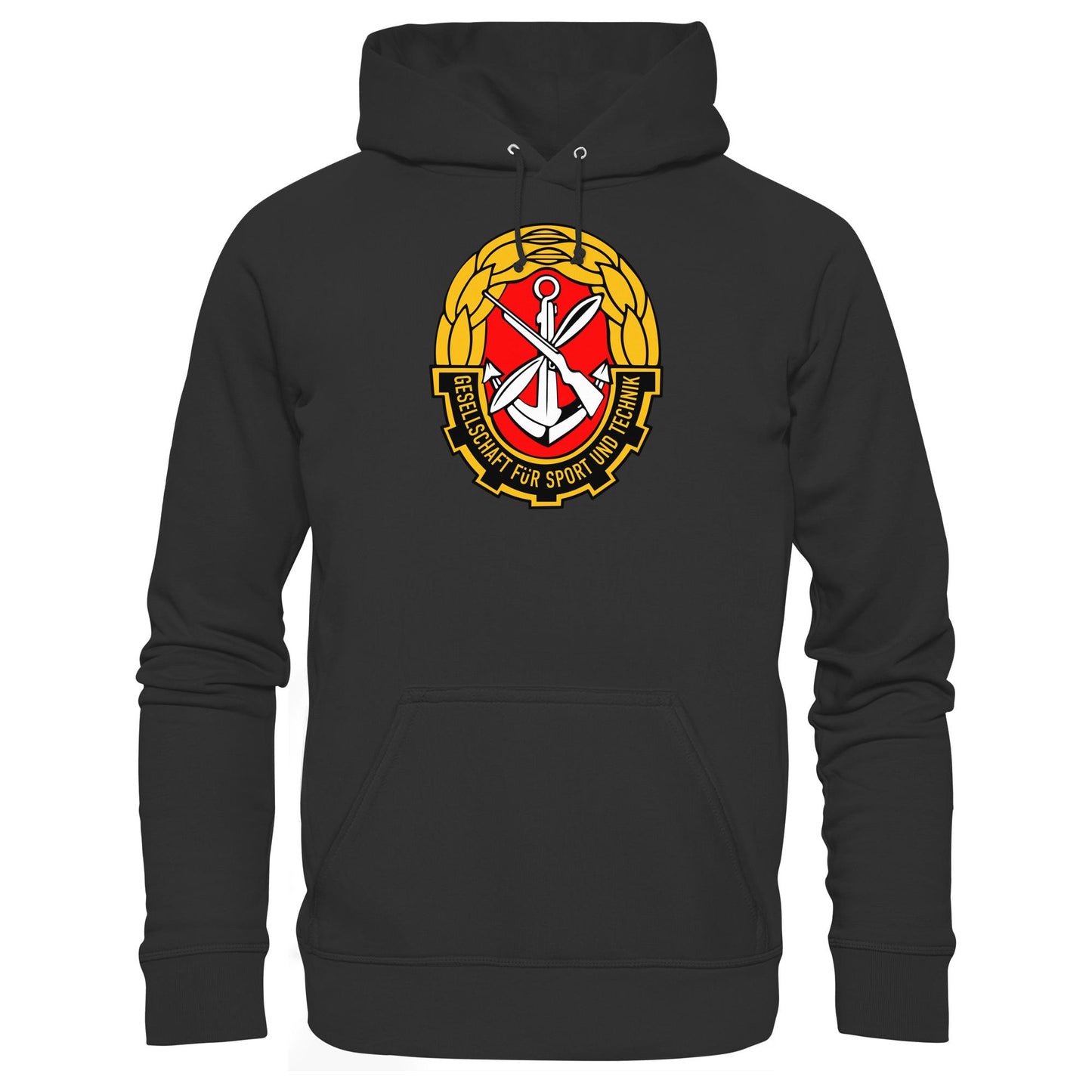 DDR Ostalgie Kapuze / Hoodie Unisex • GST - GESELLSCHAFT FÜR SPORT UND TECHNIK