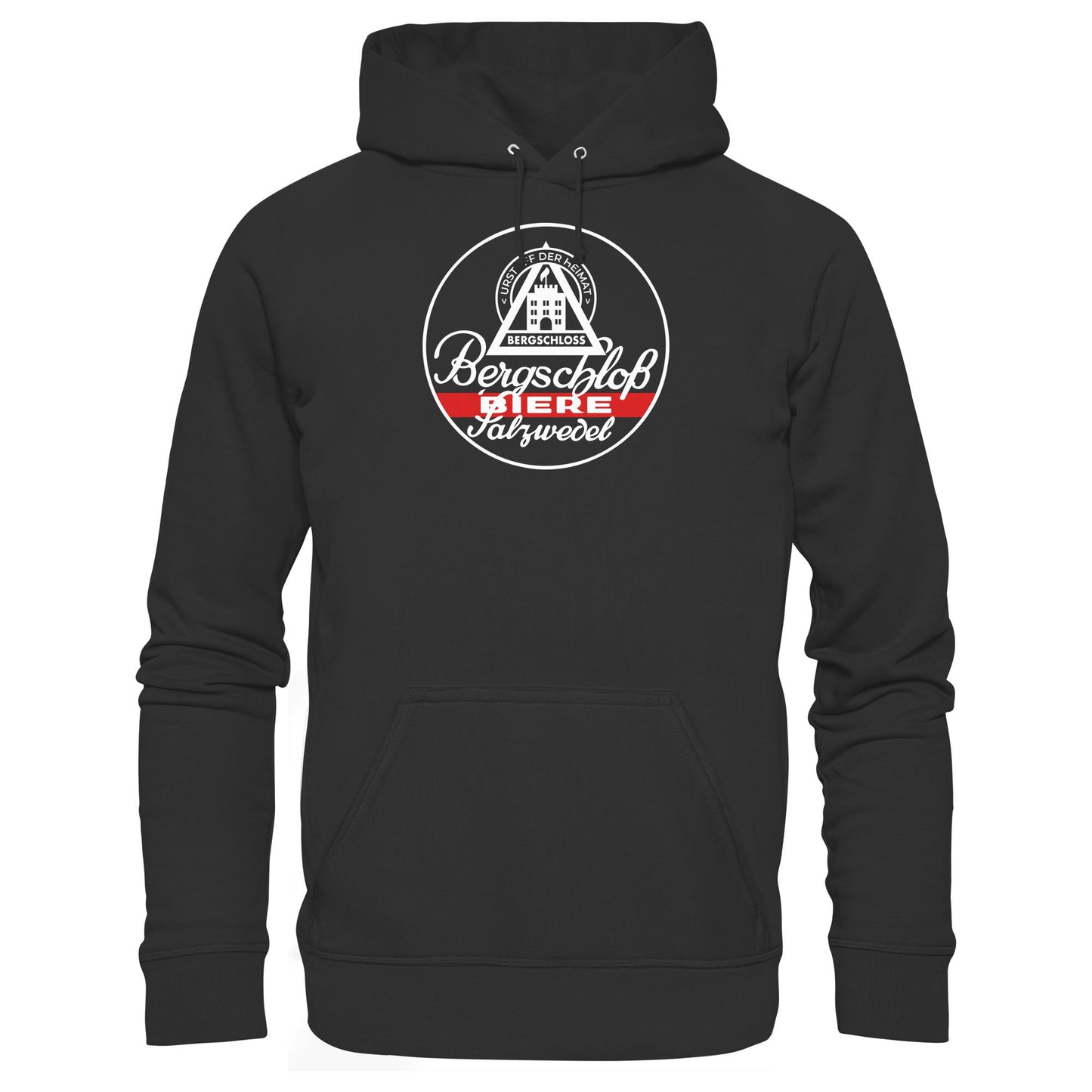 DDR Ostalgie Kapuze / Hoodie Unisex • BERGSCHLOSS BIERE SALZWEDEL