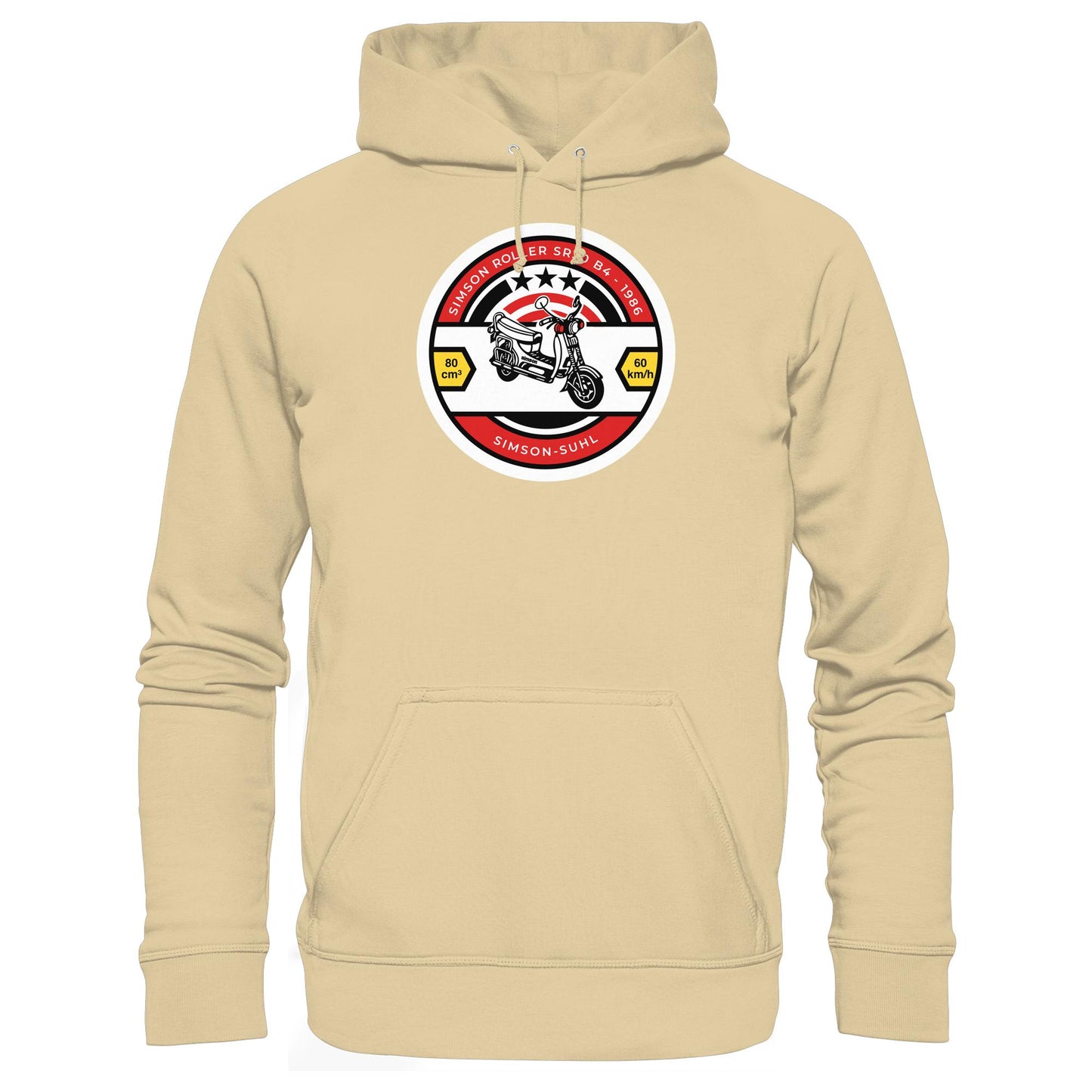 DDR Ostalgie Kapuze / Hoodie Unisex • SIMSON SR50 - ORIGINAL BIERDECKEL