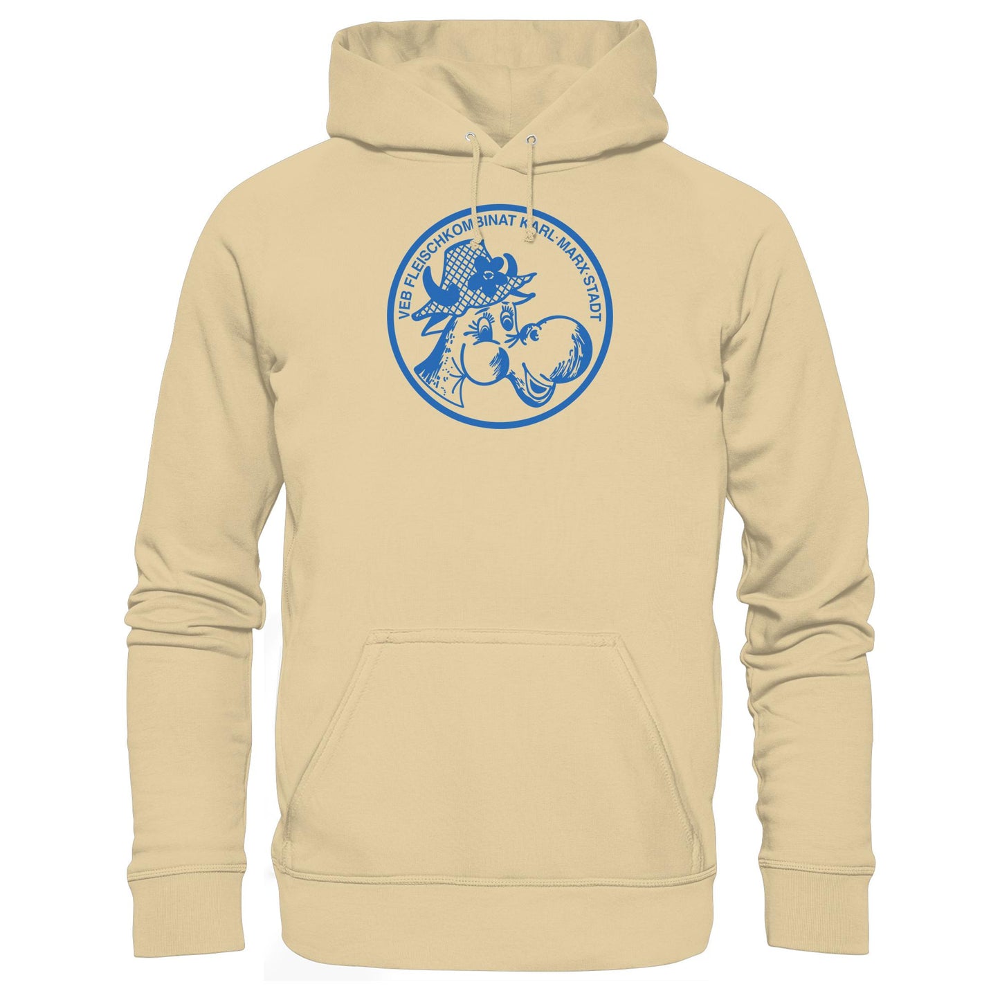 DDR Ostalgie Kapuze / Hoodie Unisex • VEB FLEISCHKOMBINAT KARL-MARX-STADT