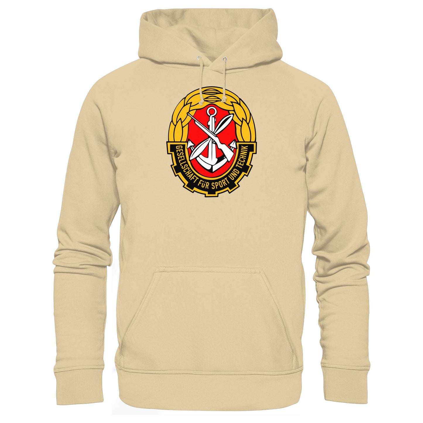 DDR Ostalgie Kapuze / Hoodie Unisex • GST - GESELLSCHAFT FÜR SPORT UND TECHNIK
