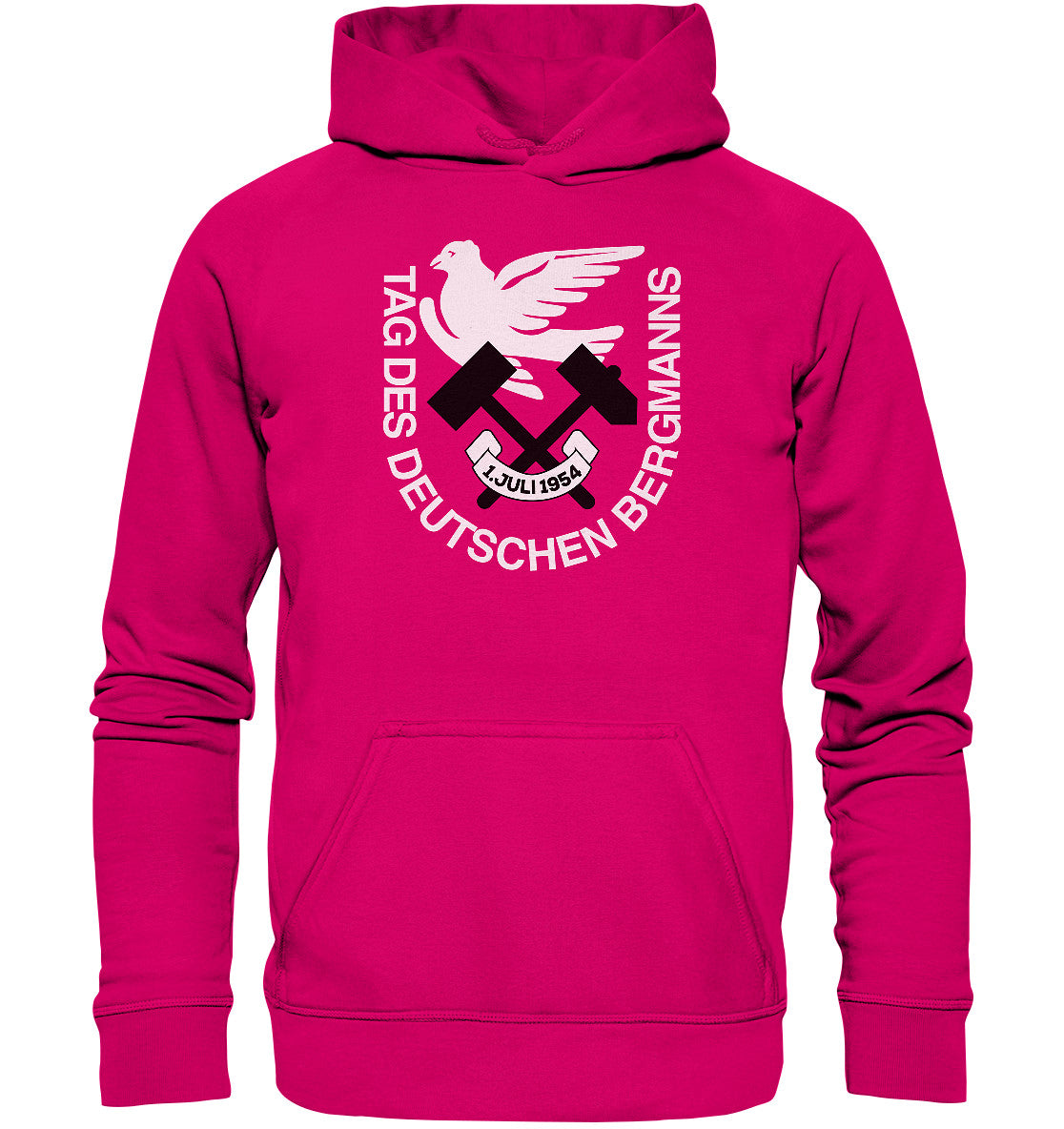 DDR Ostalgie Kapuze / Hoodie Unisex • TAG DES DEUTSCHEN BERGMANNS