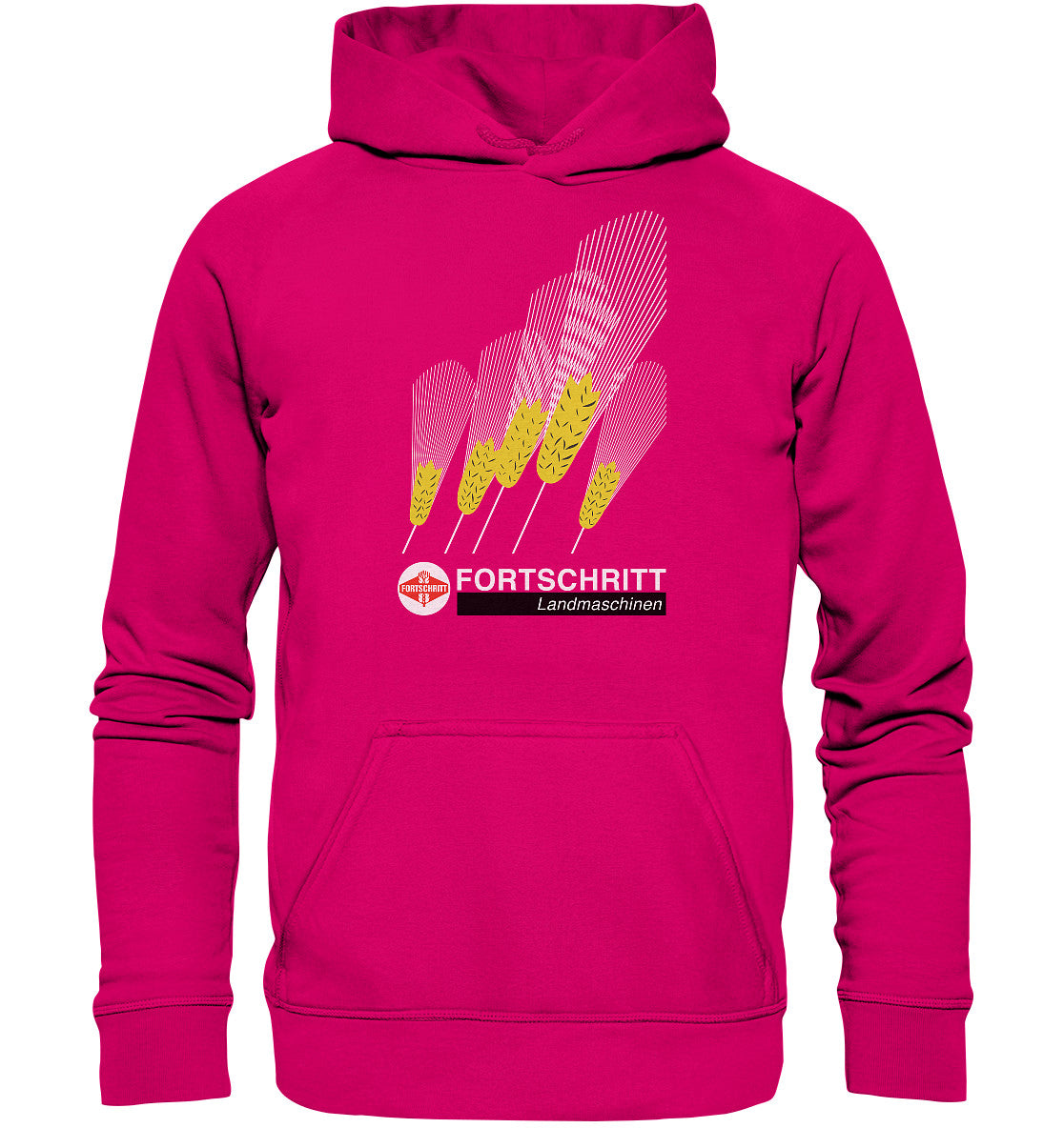 DDR Ostalgie Kapuze / Hoodie Unisex • FORTSCHRITT LANDMASCHINEN - PLAKATMOTIV