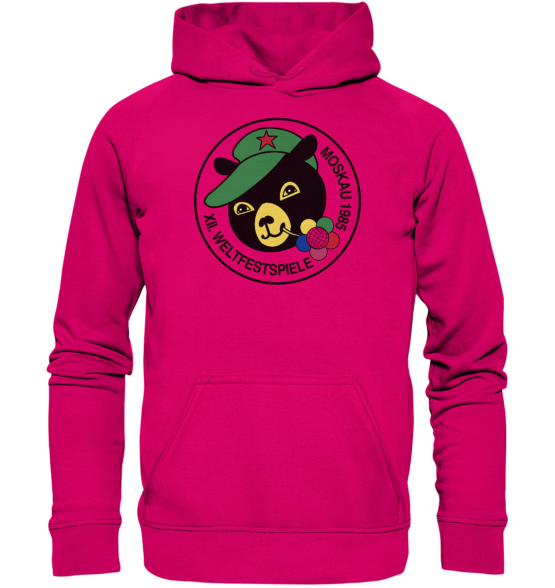 DDR Ostalgie Kapuze / Hoodie Unisex • WELTFESTSPIELE, MOSKAU 1985