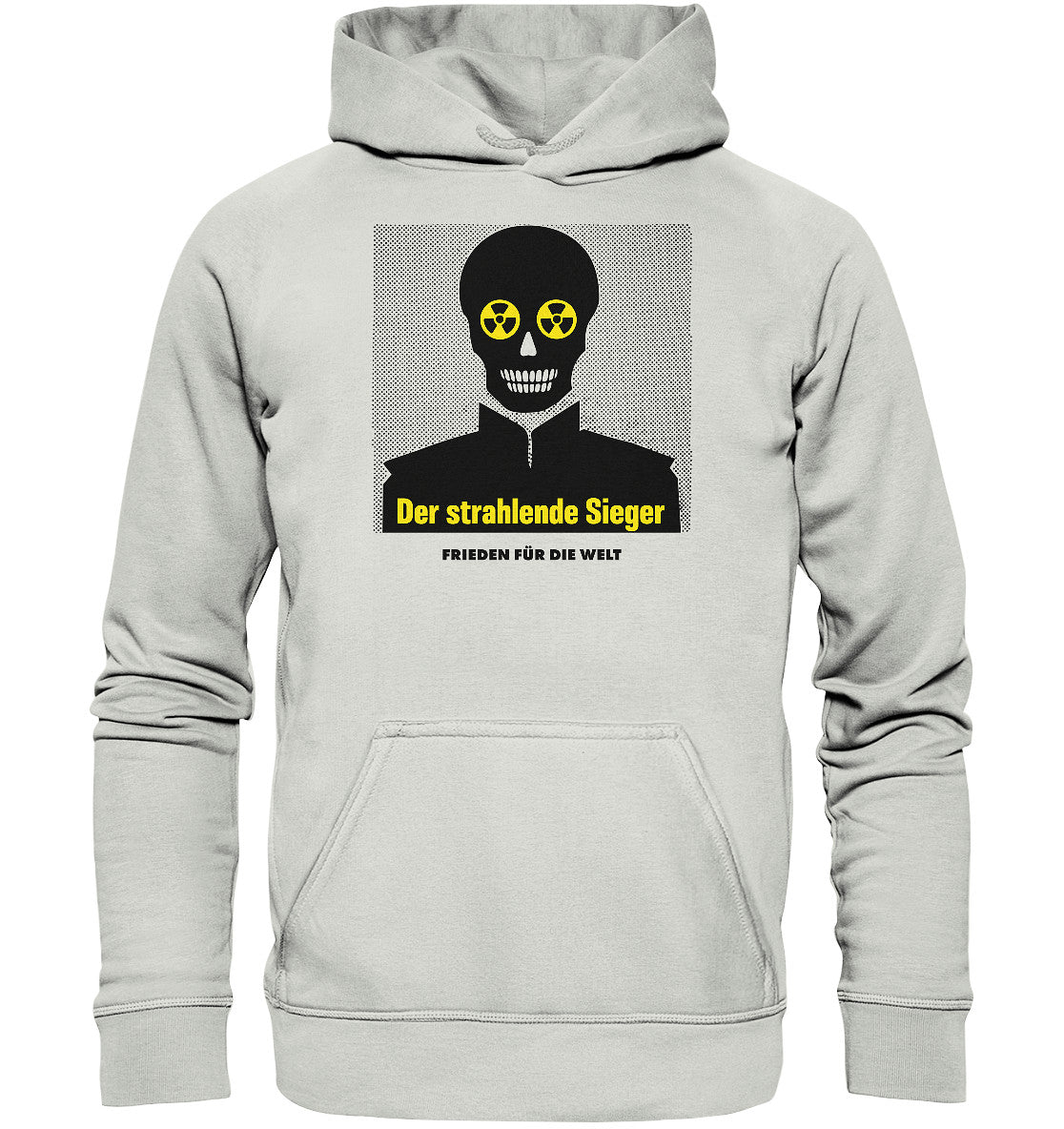 DDR Ostalgie Kapuze / Hoodie Unisex • DER STRAHLENDE SIEGER - FRIEDEN FÜR DIE WELT!