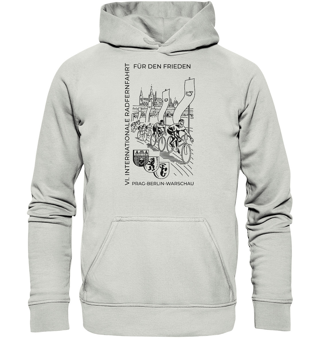 DDR Ostalgie Kapuze / Hoodie Unisex • 6. INTERNATIONALE FRIEDENSFAHRT - Basic Unisex Hoodie