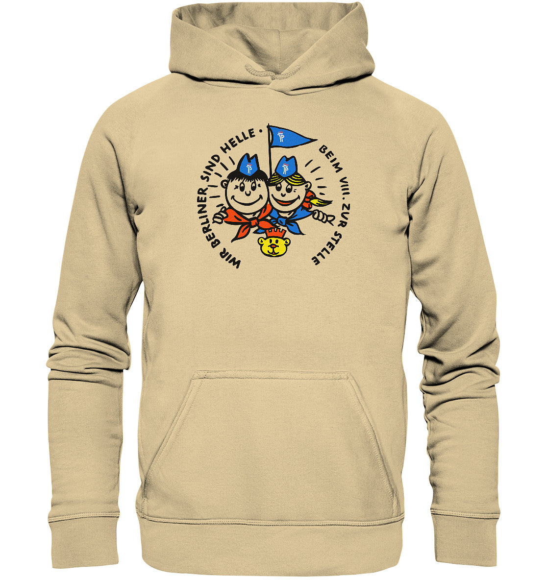 DDR Ostalgie Kapuze / Hoodie Unisex • 8. PIONIERTREFFEN BERLIN