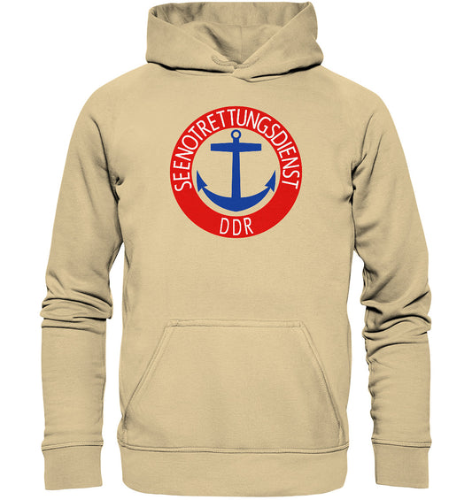 DDR Ostalgie Kapuze / Hoodie Unisex • SEENOTRETTUNGSDIENST DER DDR