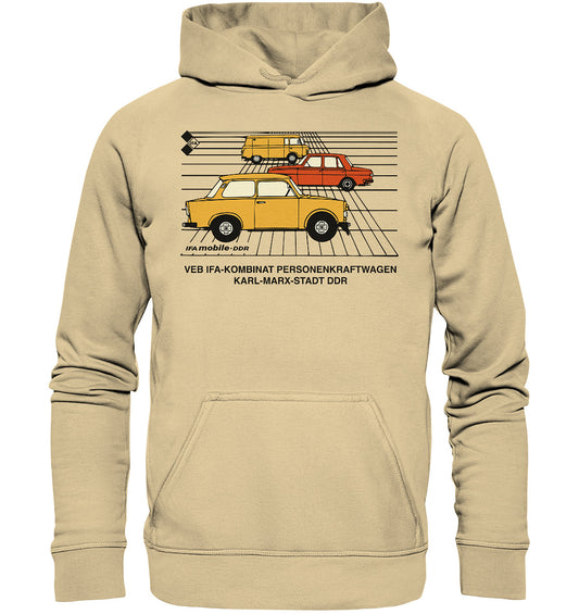 DDR Ostalgie Kapuze / Hoodie Unisex • IFA MOBILE DDR - ORIGINALWERBUNG