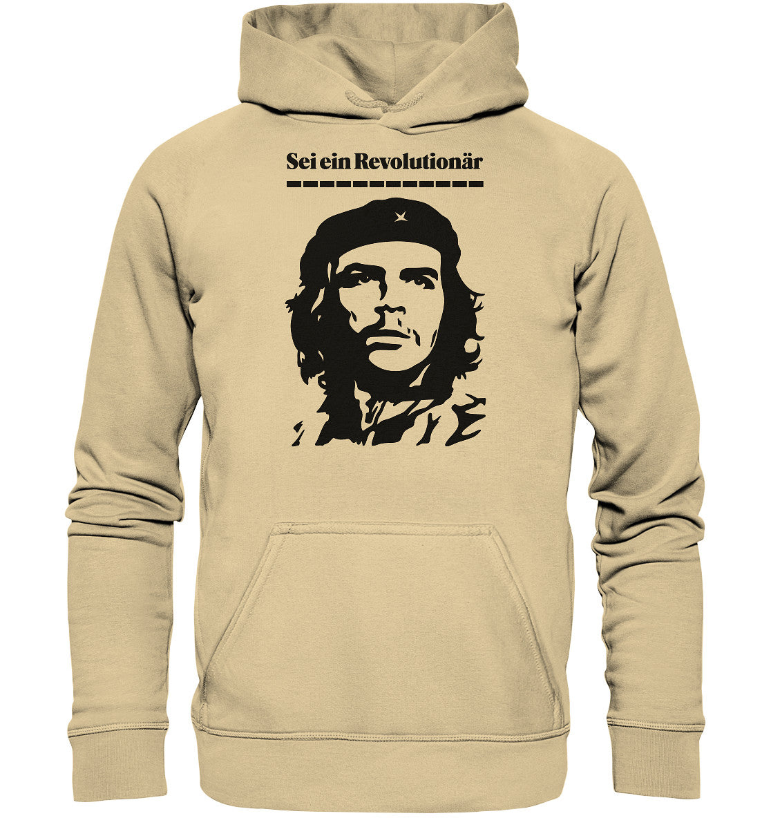 DDR Ostalgie Kapuze / Hoodie Unisex • SEI EIN REVOLUTIONÄR - CHE GUEVARA (DDR ORIGINAL-PLAKAT)