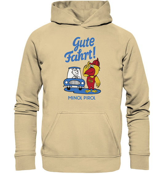 DDR Ostalgie Kapuze / Hoodie Unisex • GUTE FAHRT! MINOL PIROL