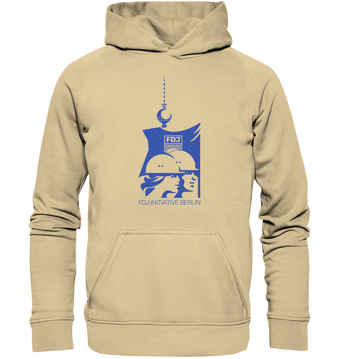 DDR Ostalgie Kapuze / Hoodie Unisex • FDJ-INITIATIVE BERLIN