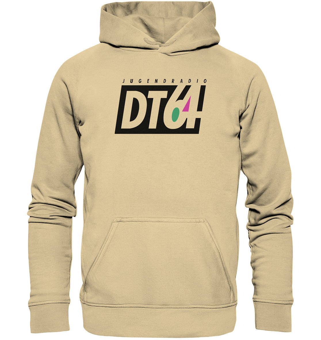 DDR Ostalgie Kapuze / Hoodie Unisex • DT64 JUGENDRADIO - HELL