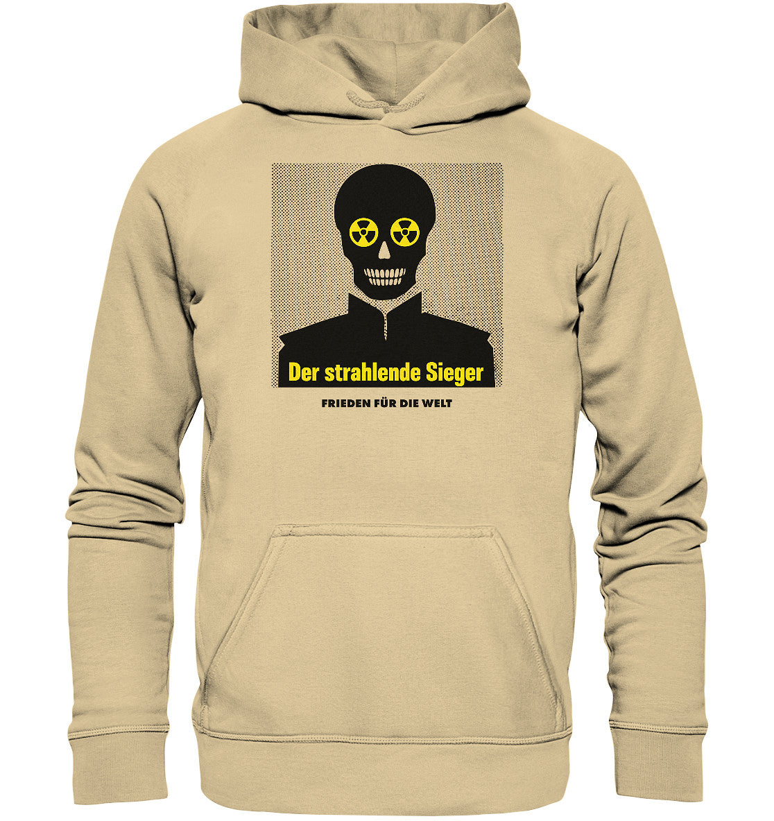 DDR Ostalgie Kapuze / Hoodie Unisex • DER STRAHLENDE SIEGER - FRIEDEN FÜR DIE WELT!