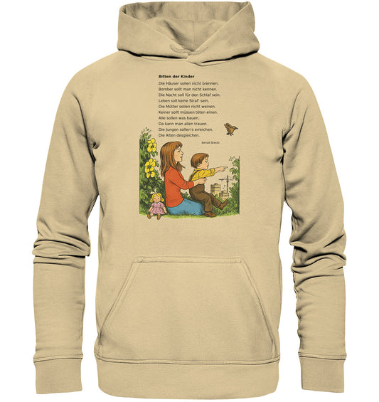 DDR Ostalgie Kapuze / Hoodie Unisex • BITTEN DER KINDER - UNSERE FIBEL