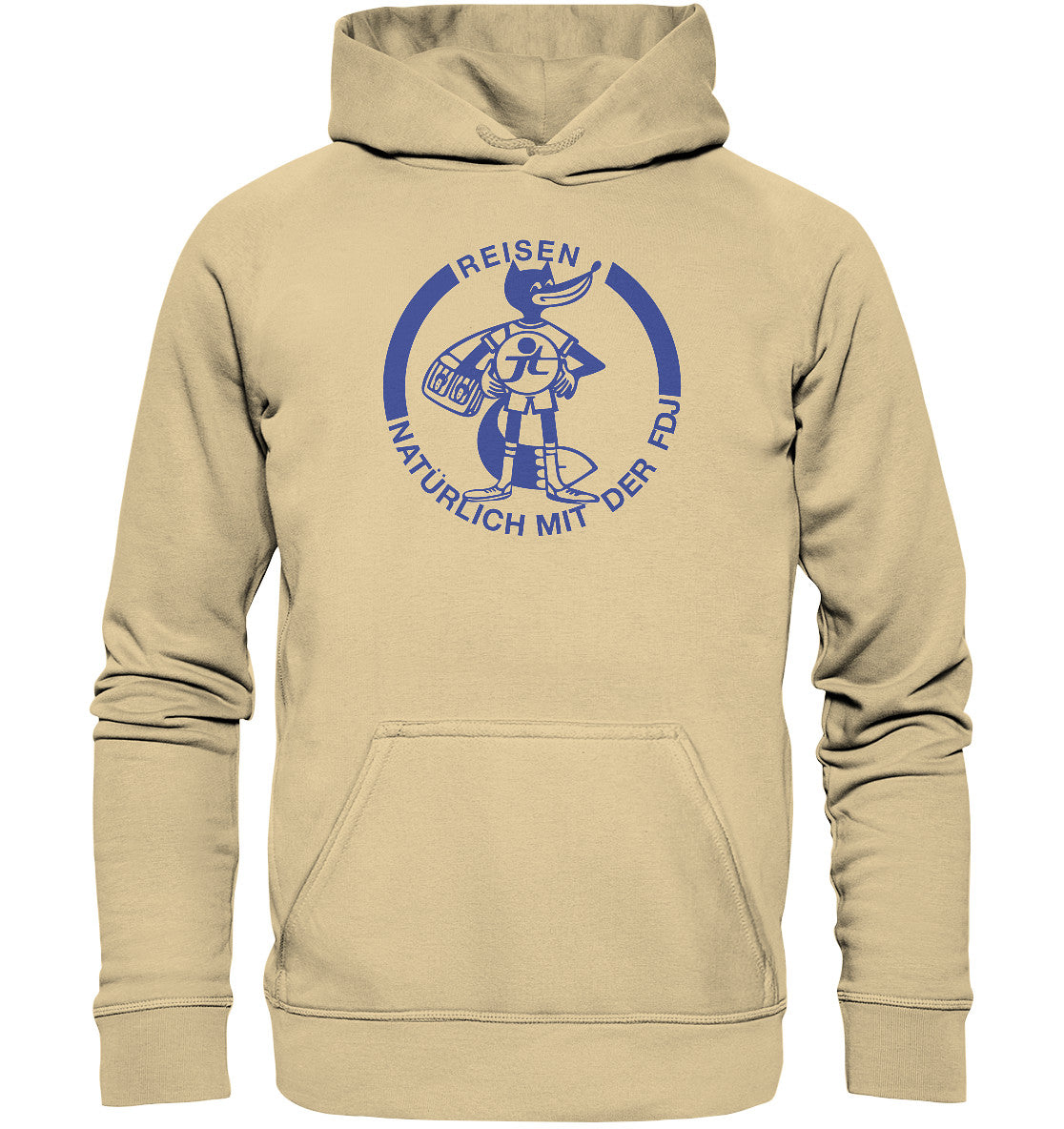 DDR Ostalgie Kapuze / Hoodie Unisex • FDJ JUGENDTOURIST