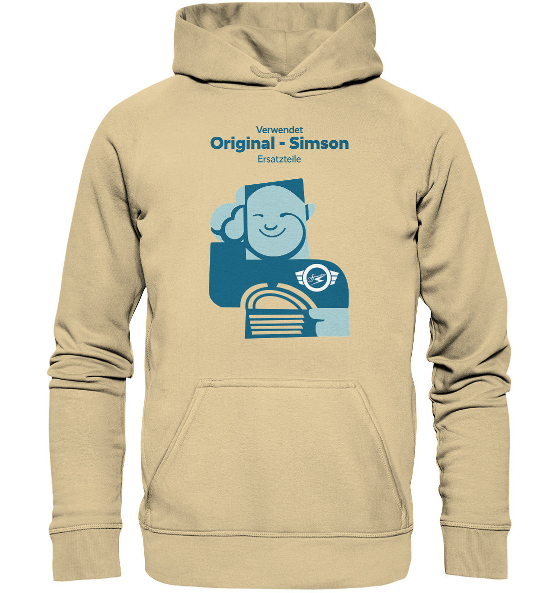 DDR Ostalgie Kapuze / Hoodie Unisex • WERKSTATT-WERBUNG SIMSON-ERSATZTEILE
