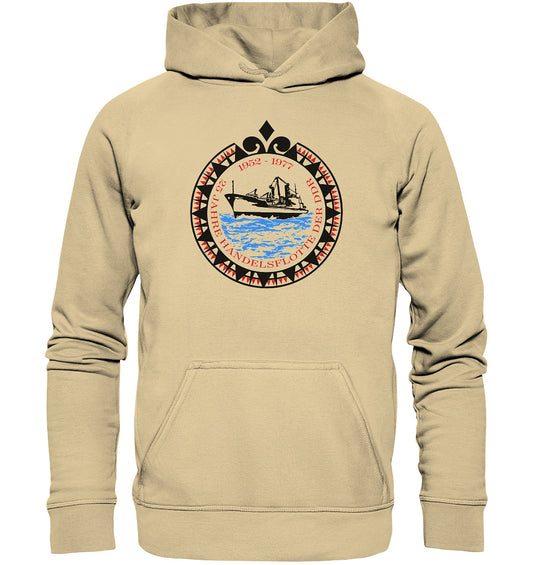 DDR Ostalgie Kapuze / Hoodie Unisex • 25 JAHRE HANDELSFLOTTE DER DDR - hell